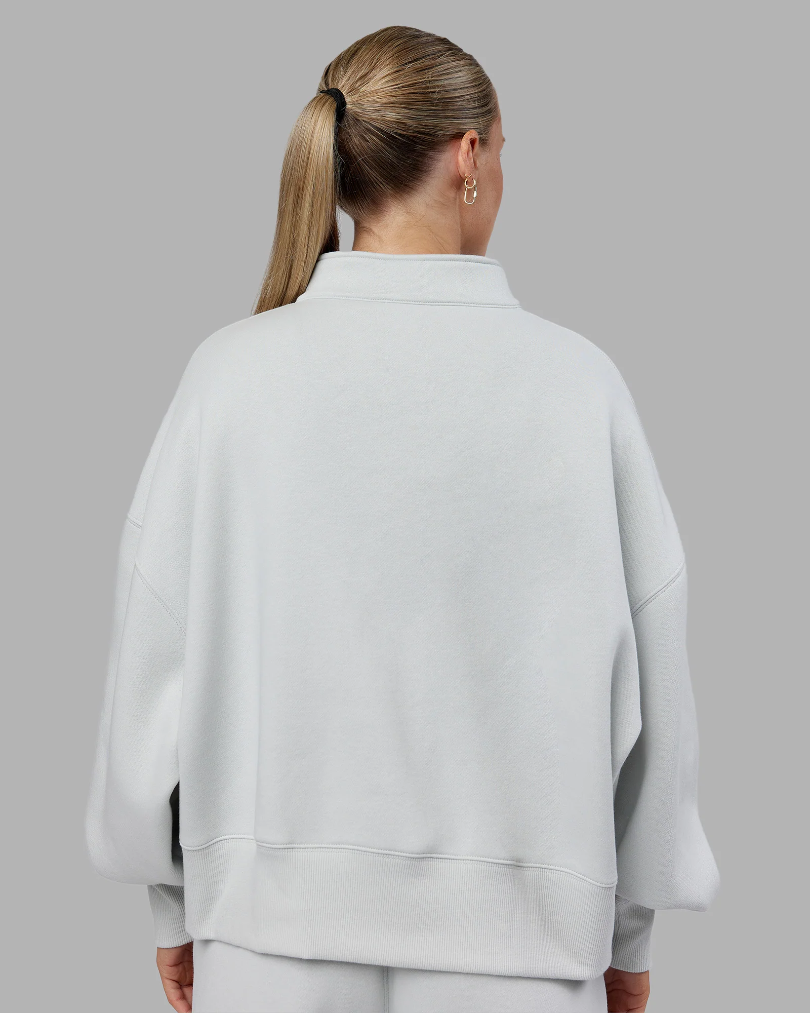 MVP 1/2 Zip Oversized Sweater - Digital Mist - Image 4