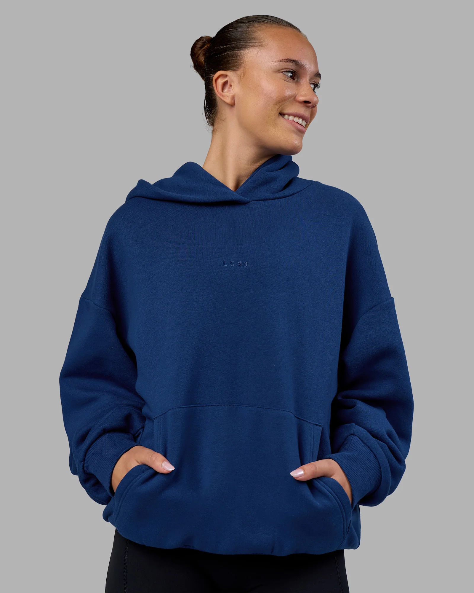 MVP Oversized Hoodie - Midnight Blue - Image 3