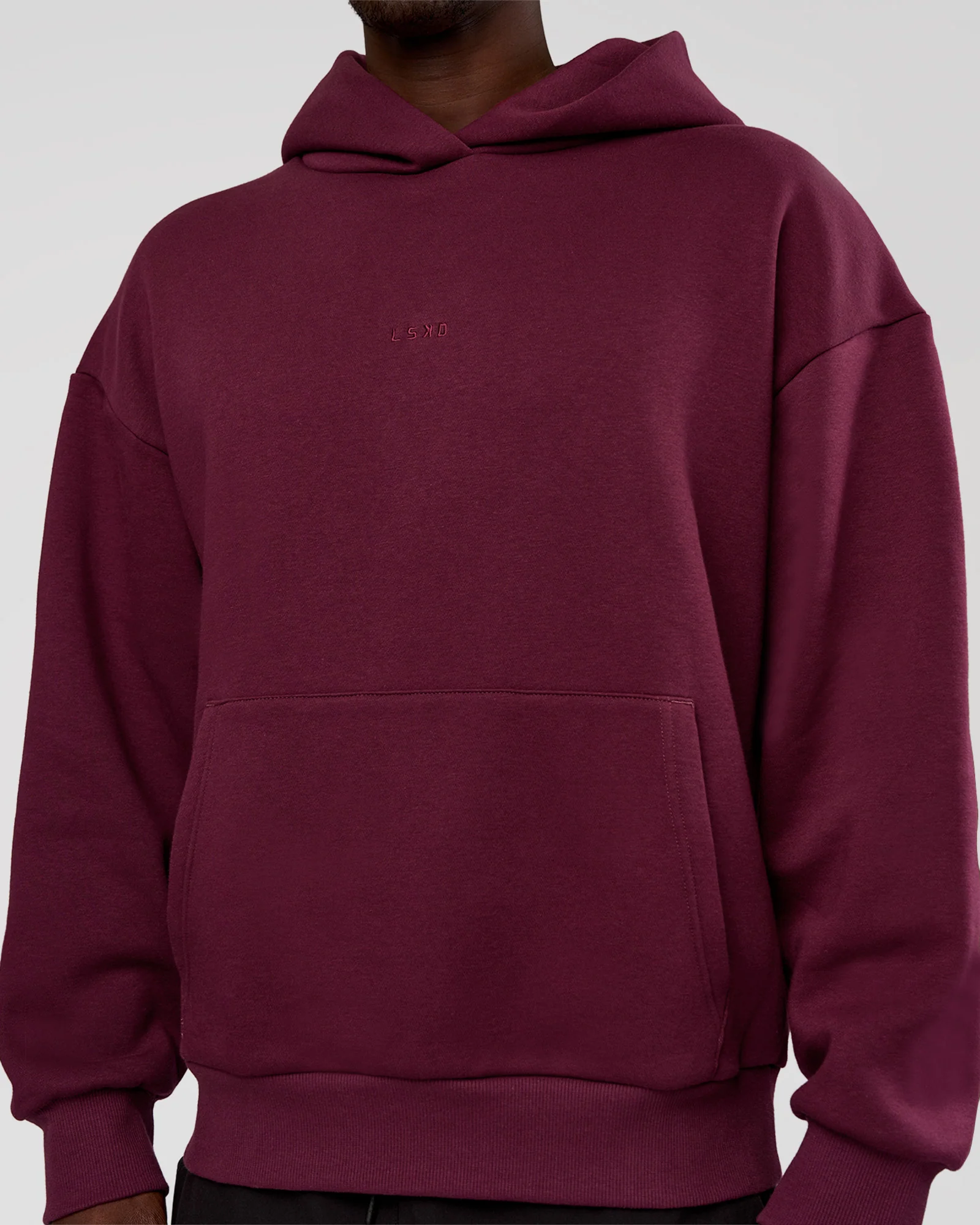 MVP Oversized Hoodie - Cherry Lacquer - Image 10