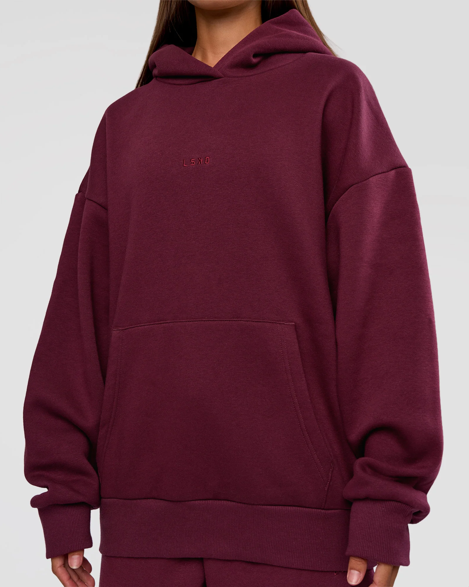 MVP Oversized Hoodie - Cherry Lacquer - Image 11