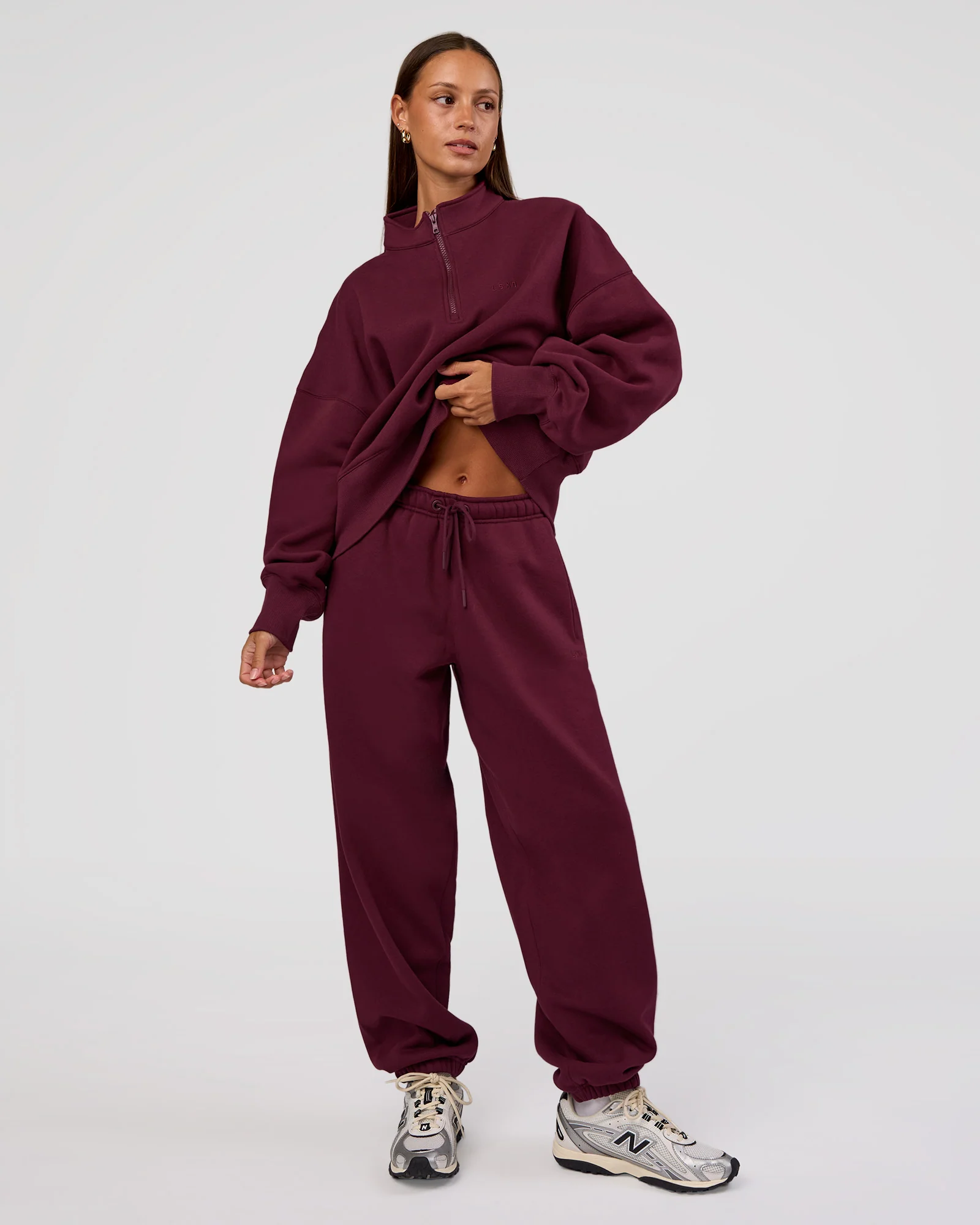 MVP Oversized Slouchy Fit Track Pant - Cherry Lacquer - Image 5