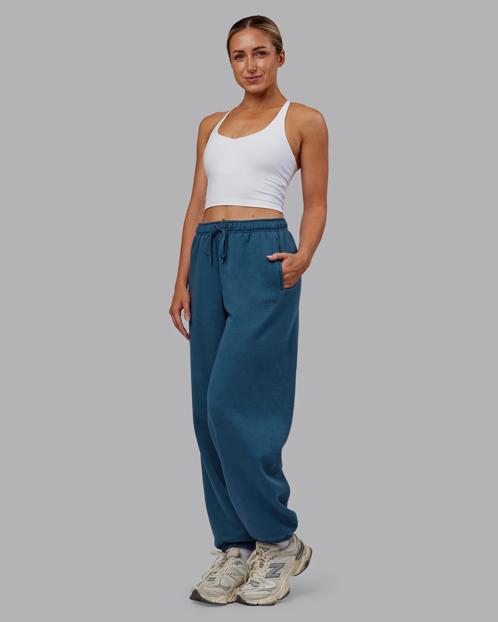 MVP Oversized Slouchy Fit Track Pant - Indigo - Image 2