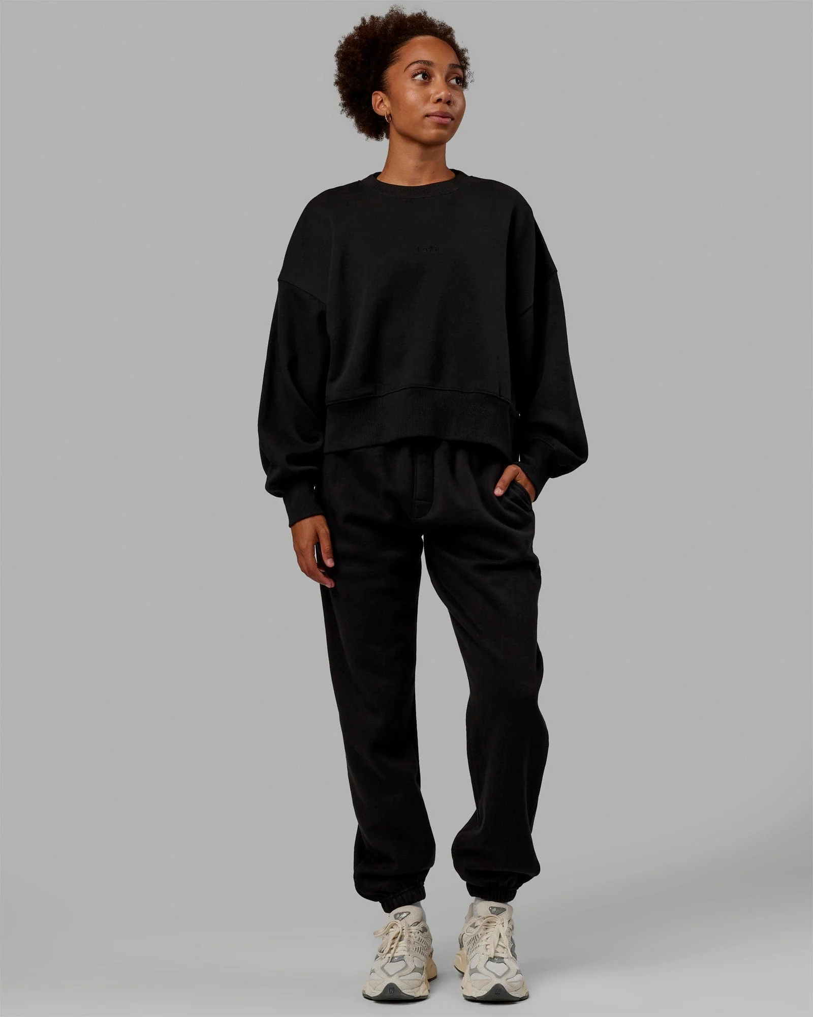 MVP Oversized Sweater - Black-Black - Image 3