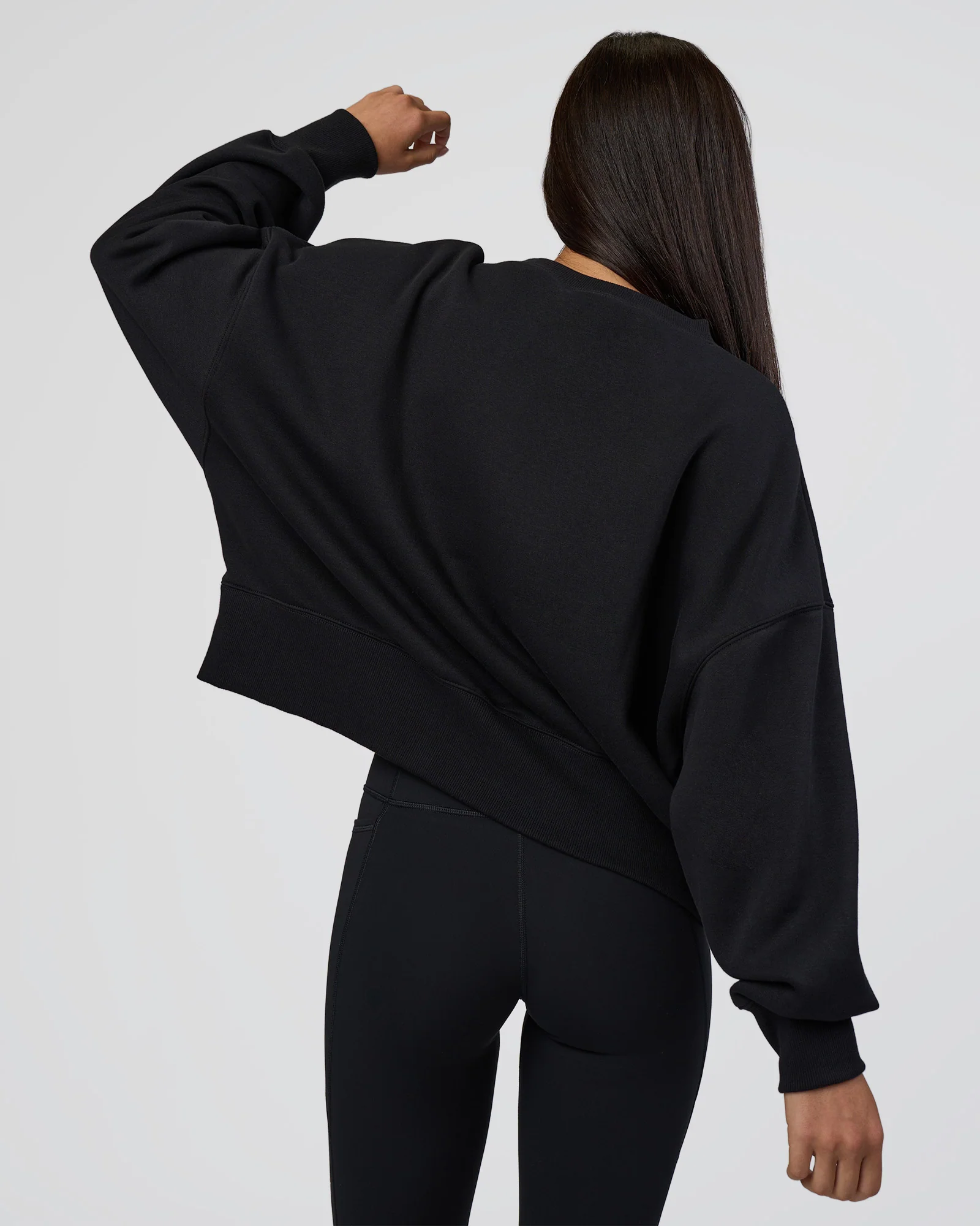 MVP Oversized Sweater - Black-White - Image 4