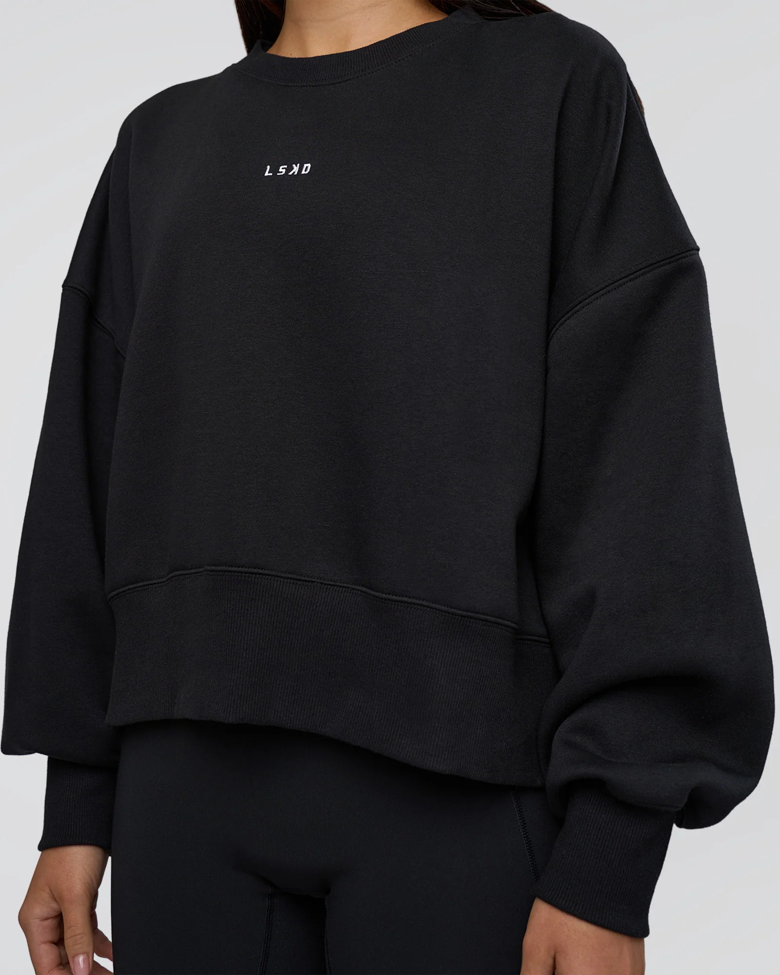 MVP Oversized Sweater - Black-White - Image 6