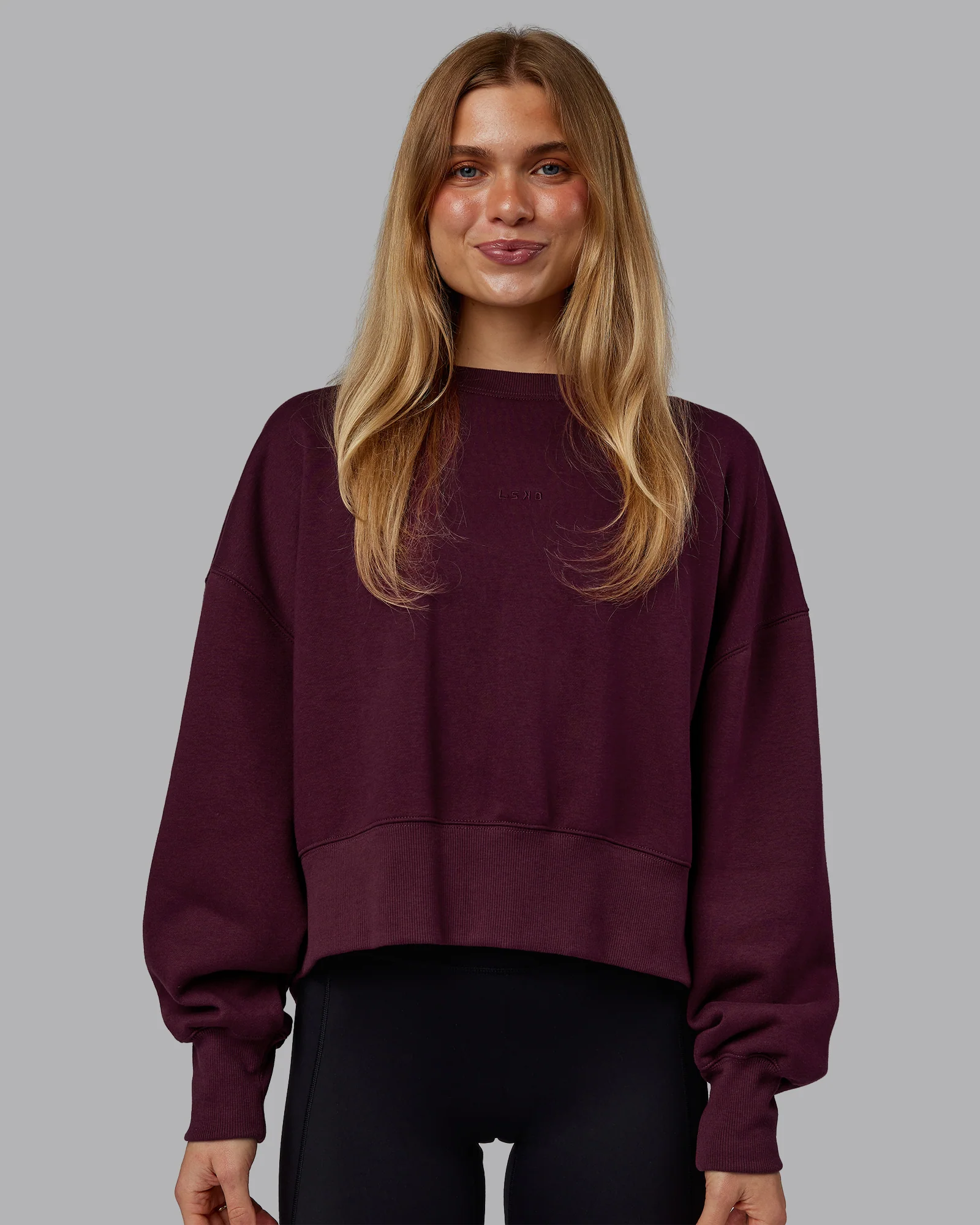 MVP Oversized Sweater - Cherry Lacquer - Image 2