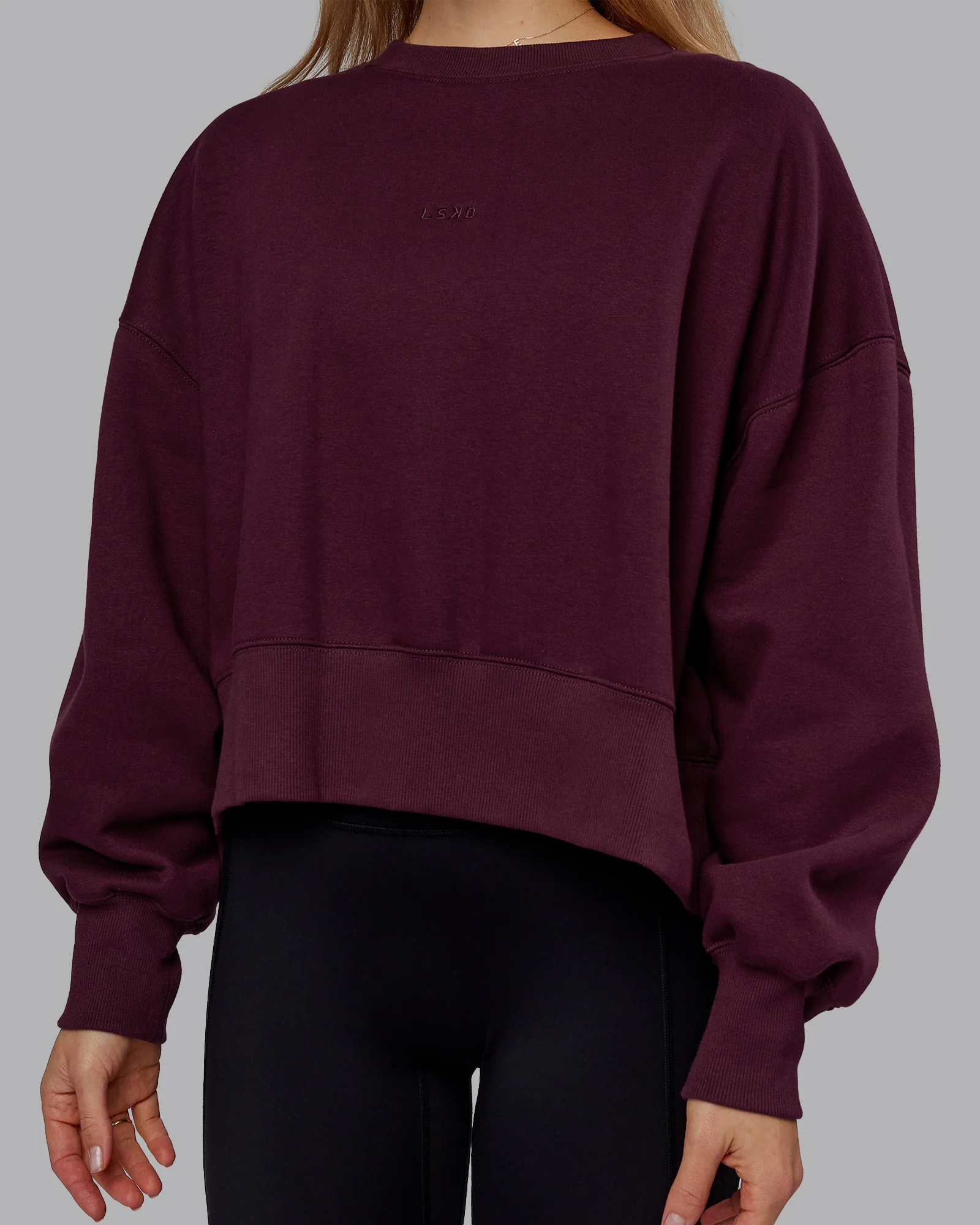 MVP Oversized Sweater - Cherry Lacquer - Image 5