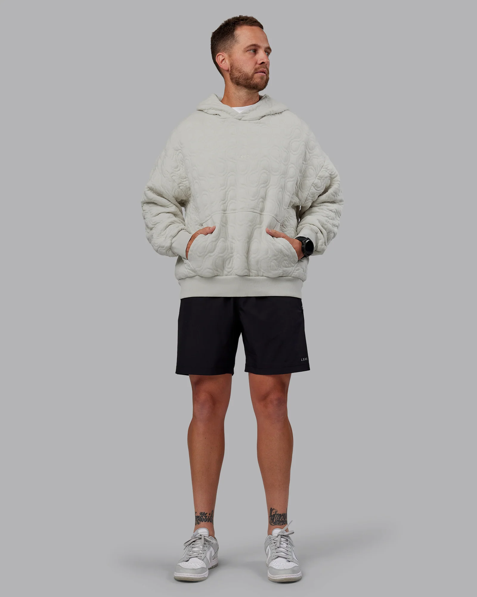 MVP Quilted Oversized Hoodie - Digital Mist-Geometric - Image 11