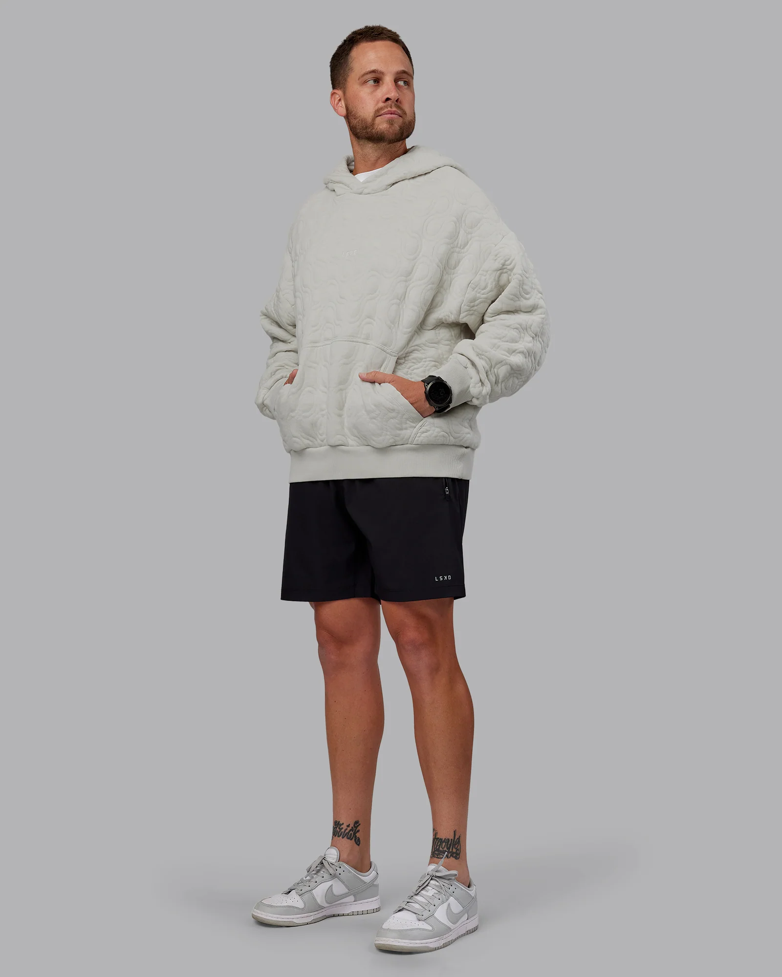 MVP Quilted Oversized Hoodie - Digital Mist-Geometric - Image 12