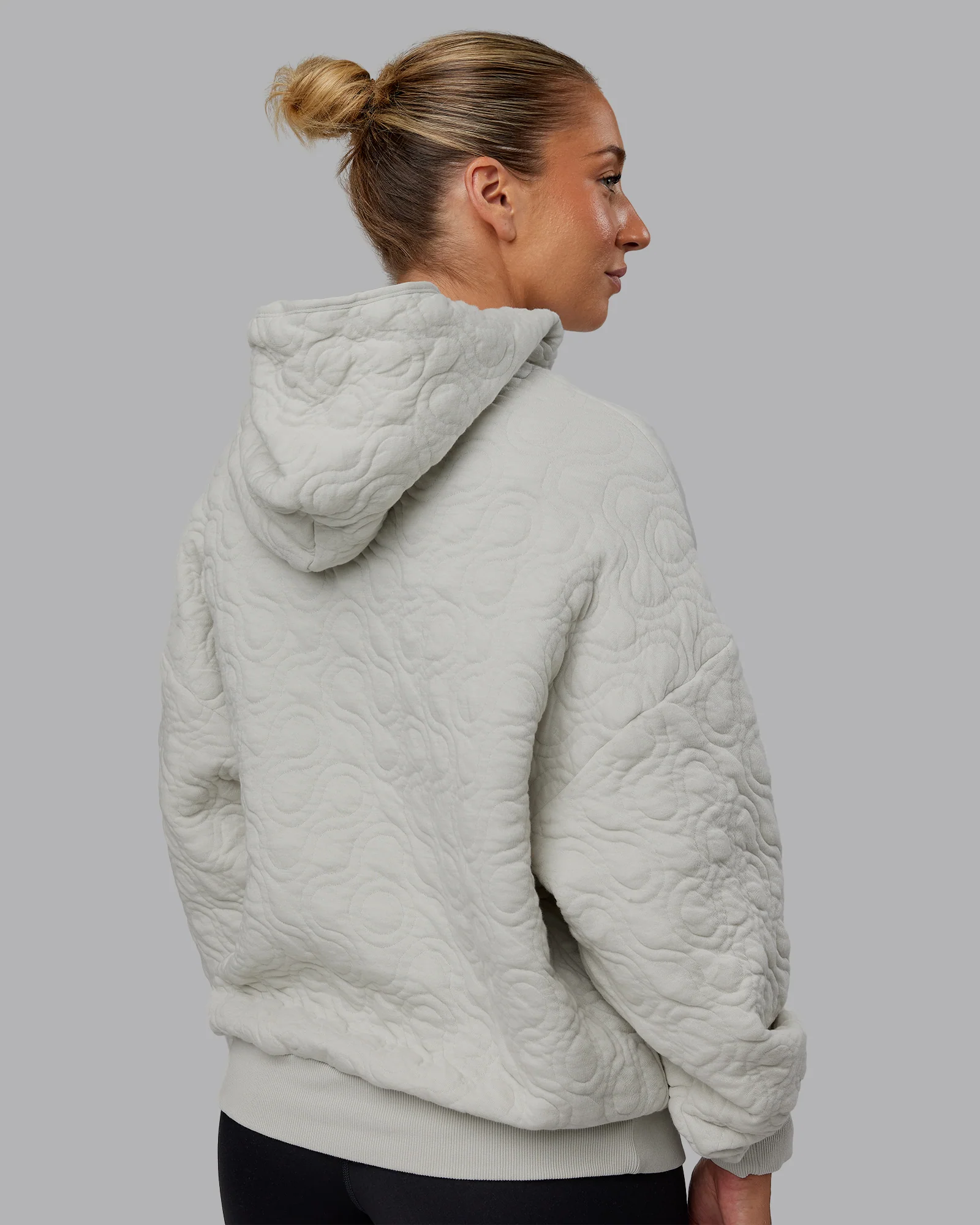 MVP Quilted Oversized Hoodie - Digital Mist-Geometric - Image 4
