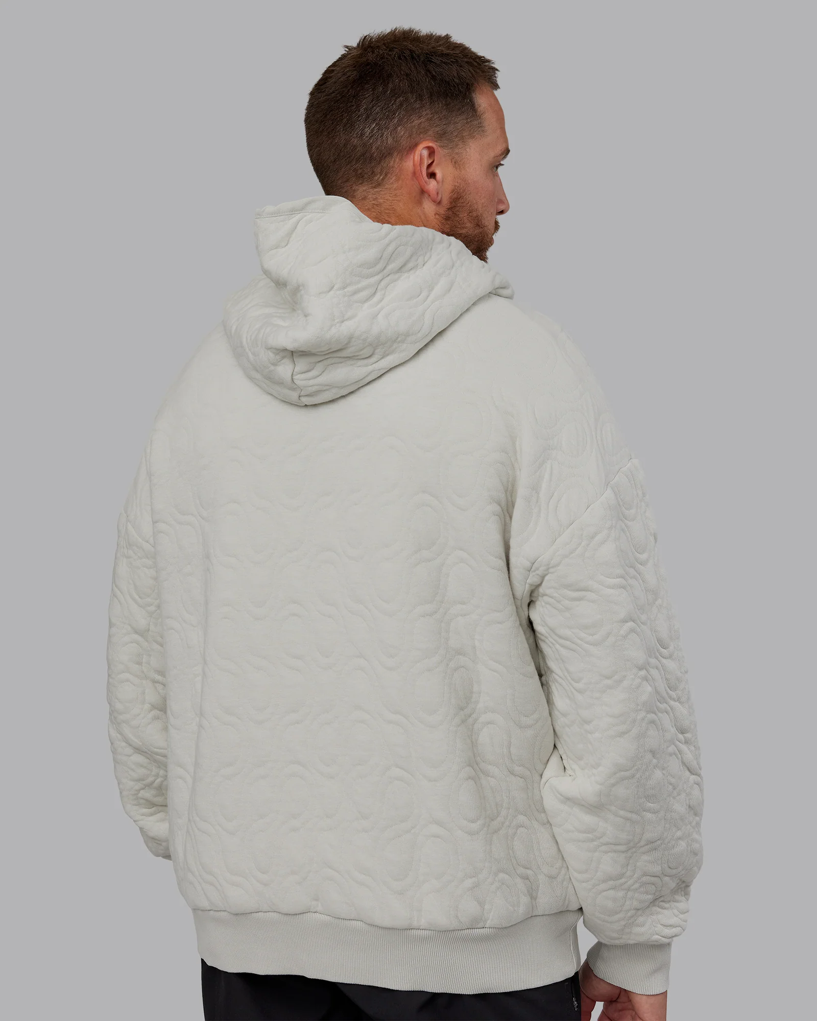 MVP Quilted Oversized Hoodie - Digital Mist-Geometric - Image 7