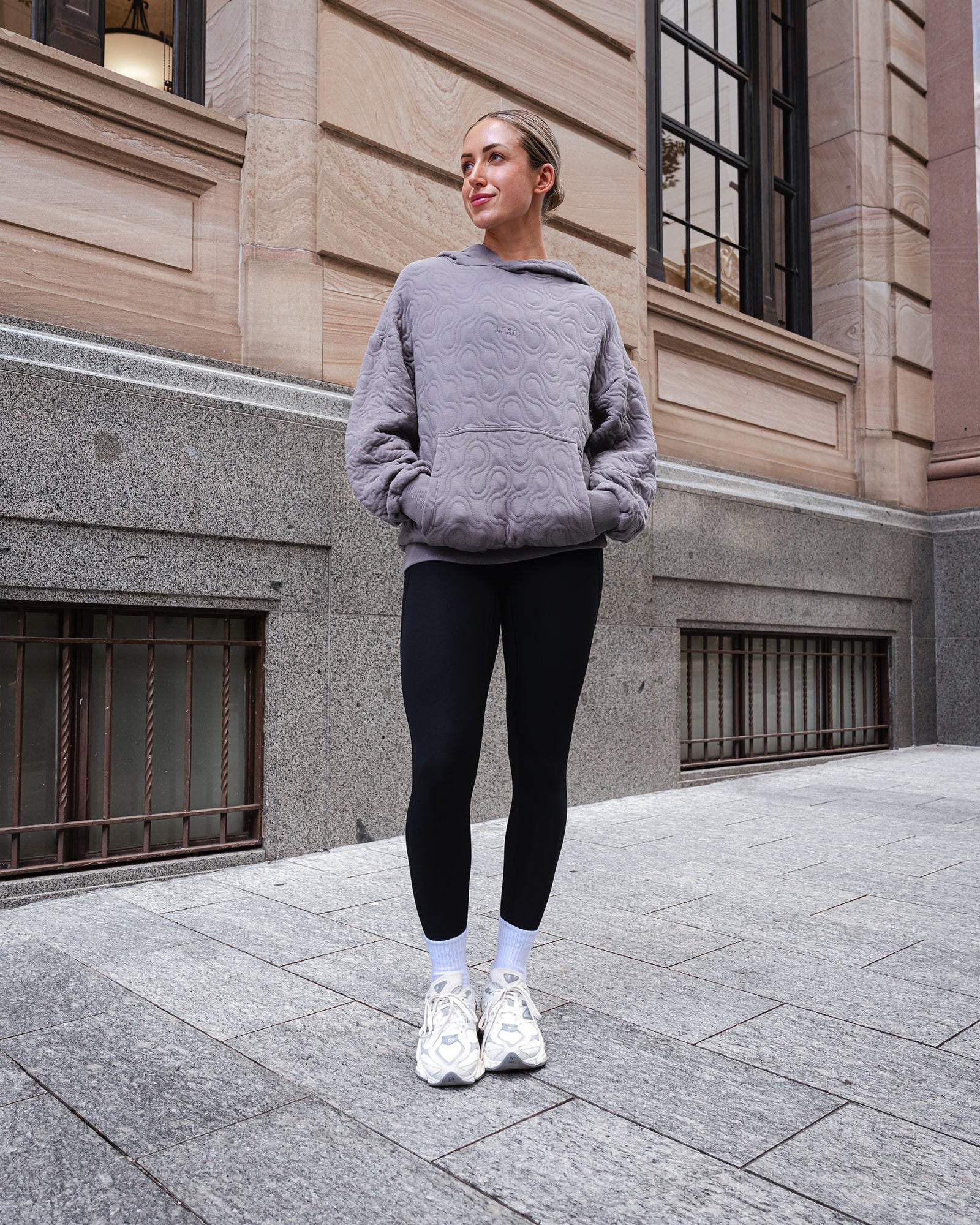 MVP Quilted Oversized Hoodie - Storm Front-Geometric - Image 2
