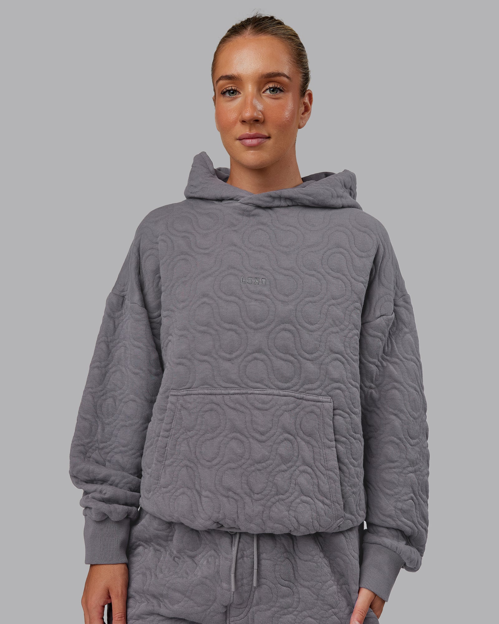 MVP Quilted Oversized Hoodie - Storm Front-Geometric - Image 5