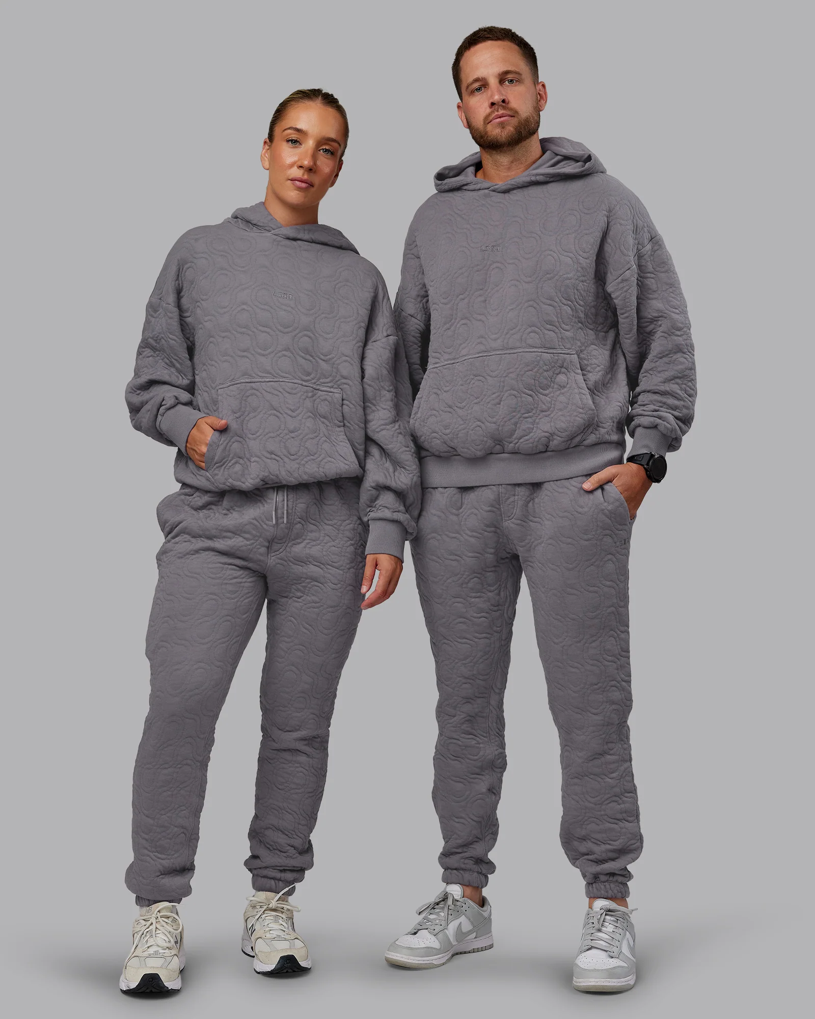 MVP Quilted Track Pant - Storm Front-Geometric - Image 2
