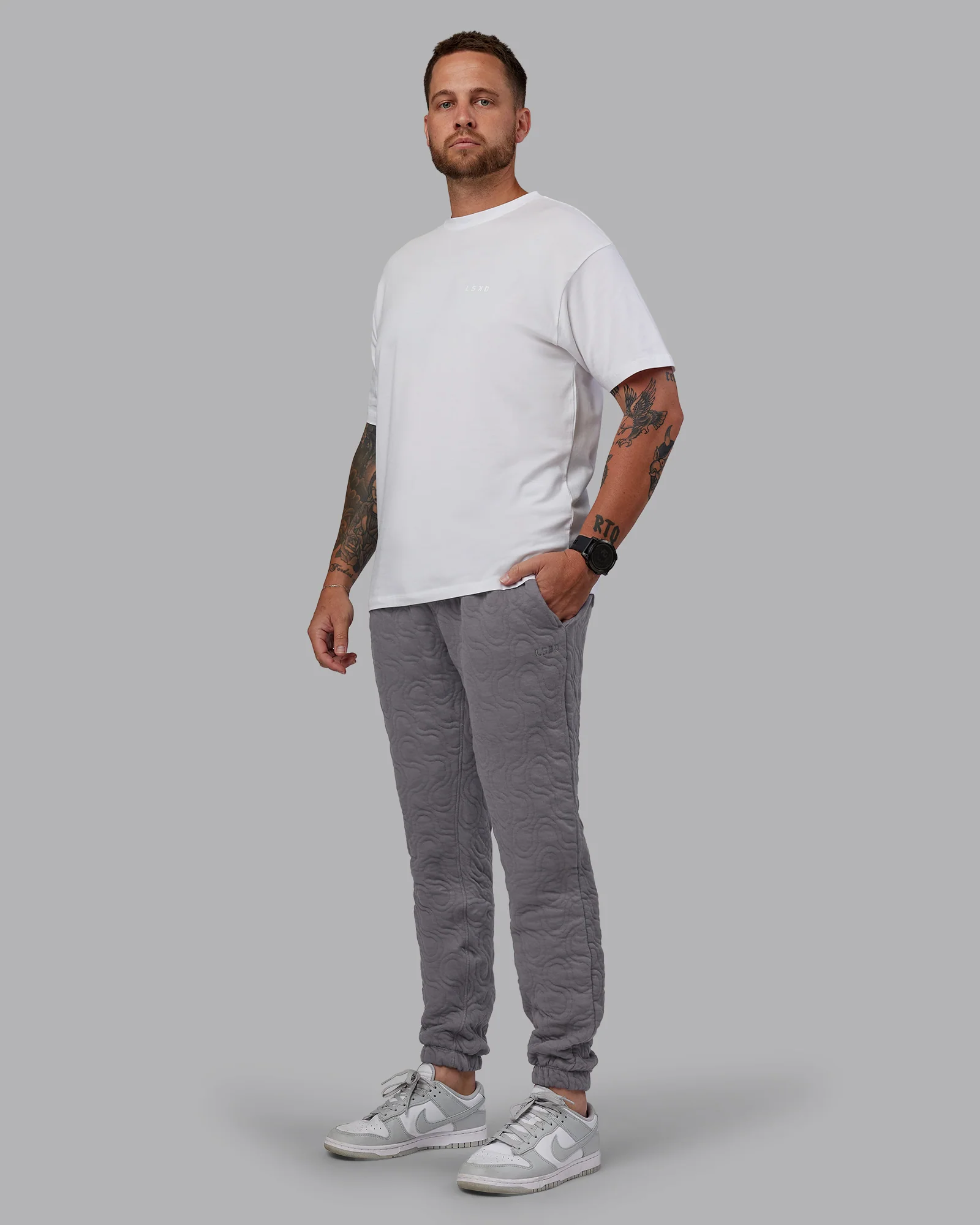 MVP Quilted Track Pant - Storm Front-Geometric - Image 5