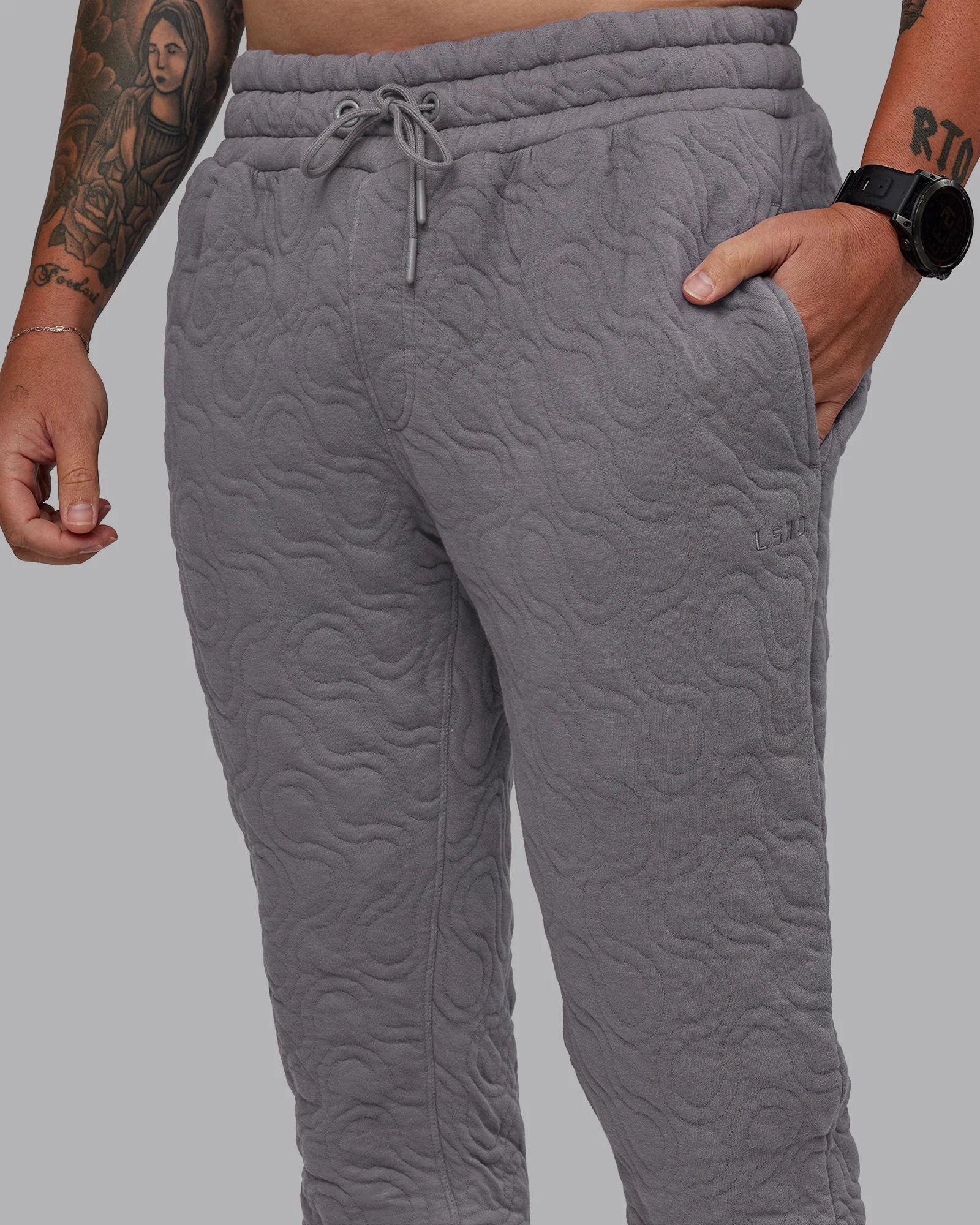 MVP Quilted Track Pant - Storm Front-Geometric - Image 6
