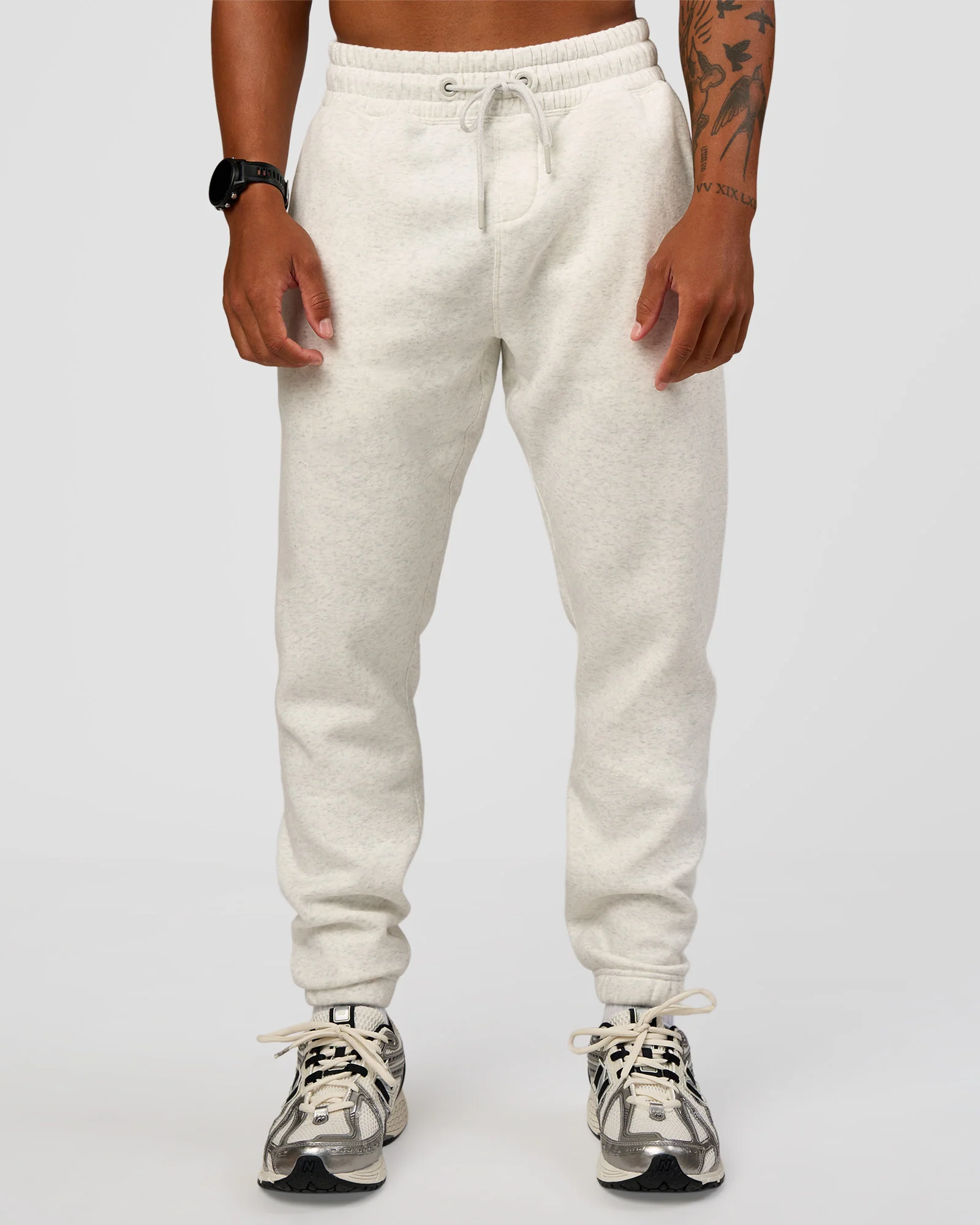 MVP Cuffed Track Pant - Silver Marl - Image 6