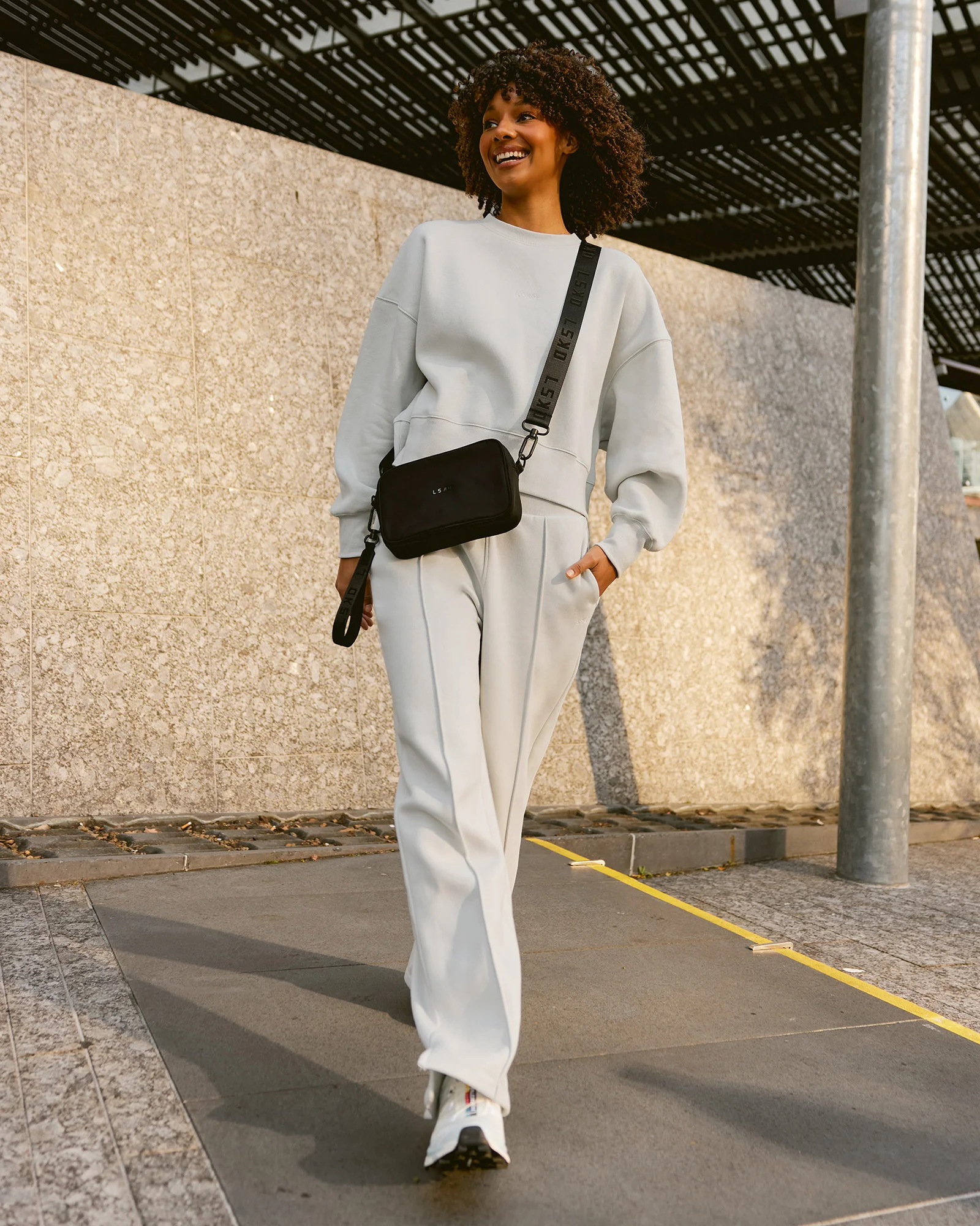 MVP Wide Leg Track Pant - Digital Mist - Image 3
