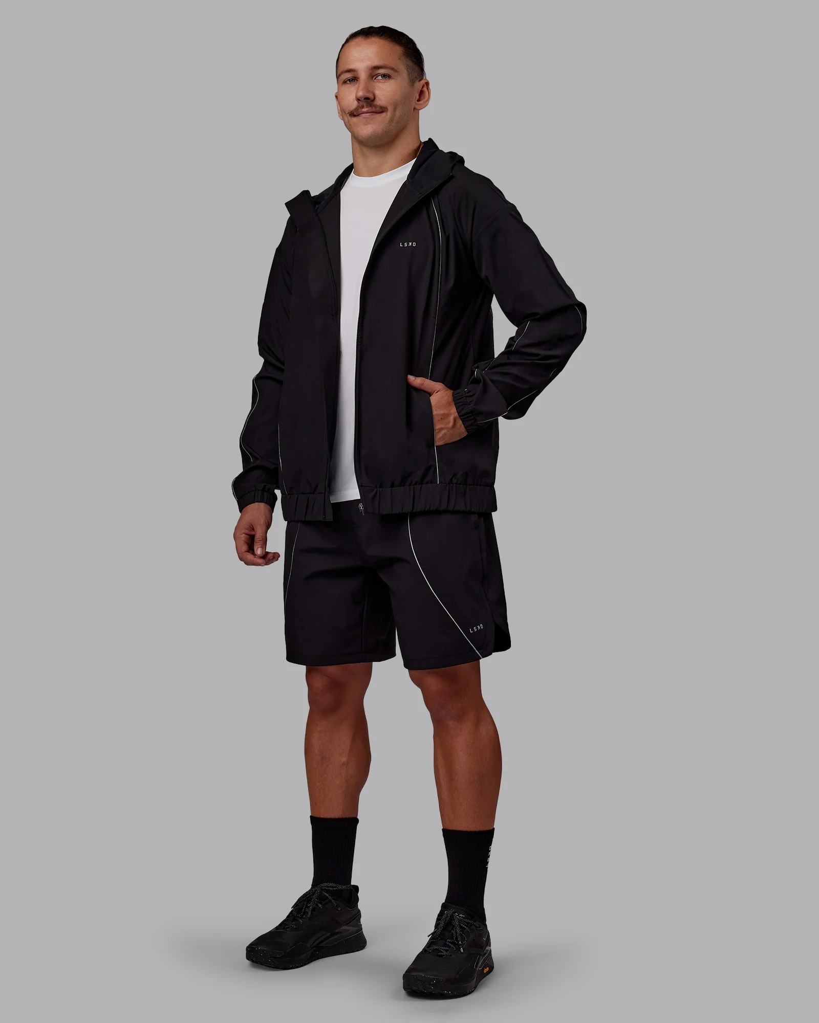 Nocturnal Zip Jacket - Black - Image 2