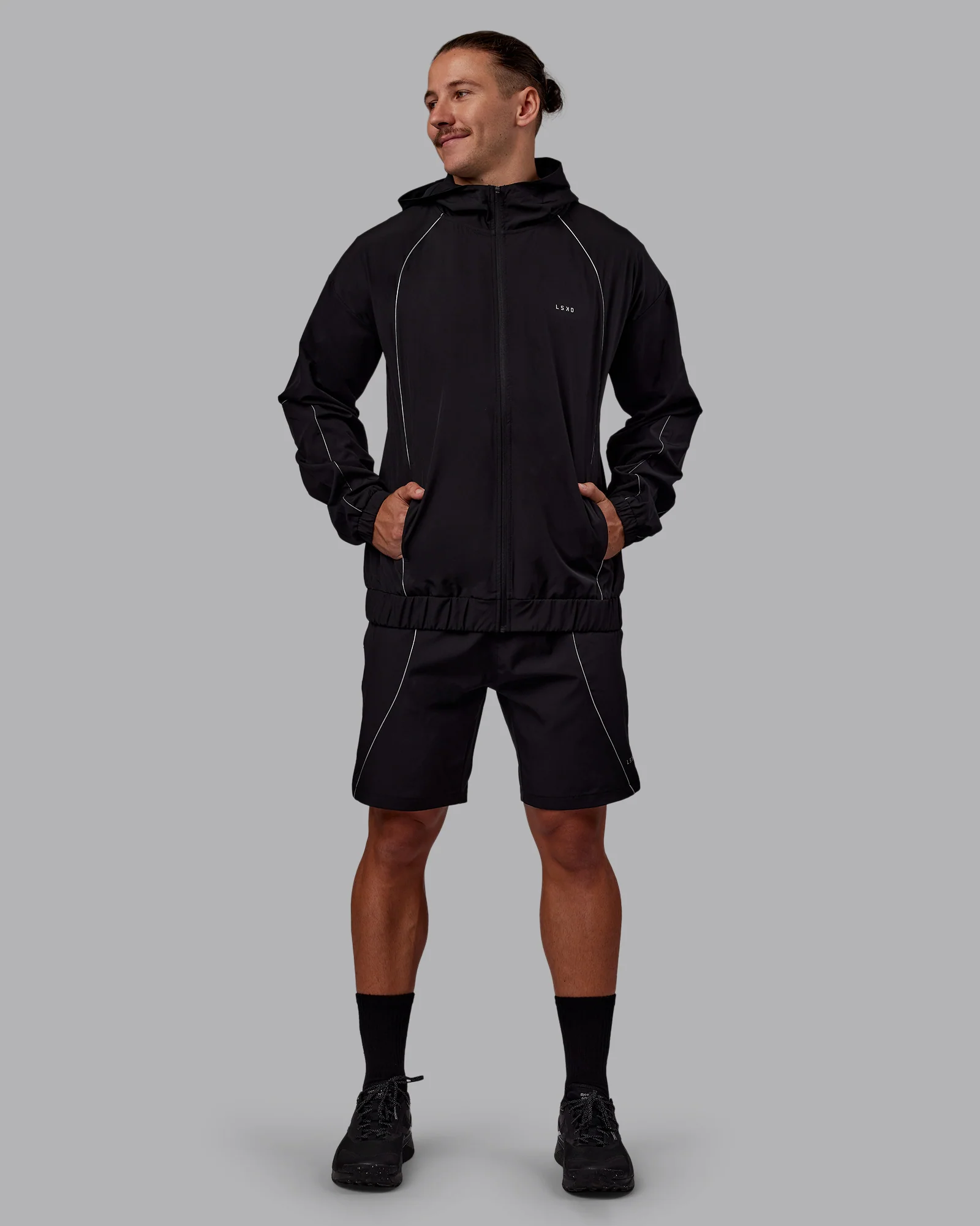 Nocturnal Zip Jacket - Black - Image 6