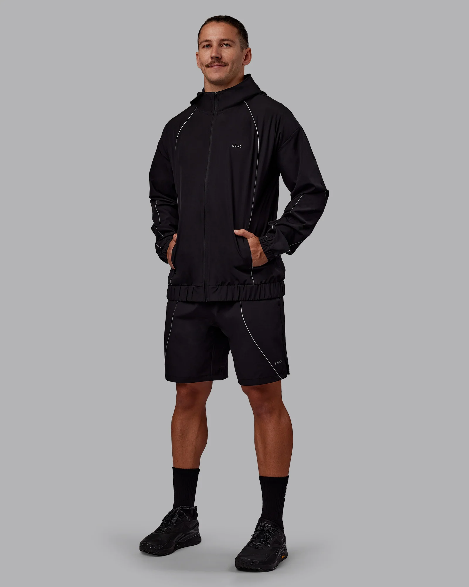 Nocturnal Zip Jacket - Black - Image 7