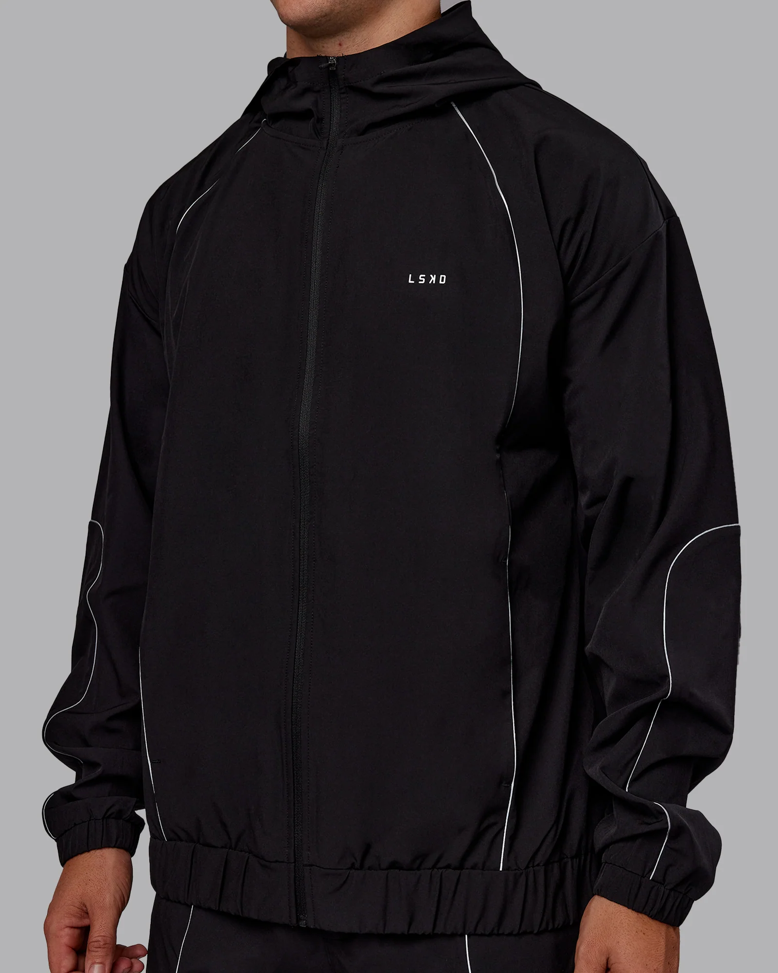 Nocturnal Zip Jacket - Black - Image 8