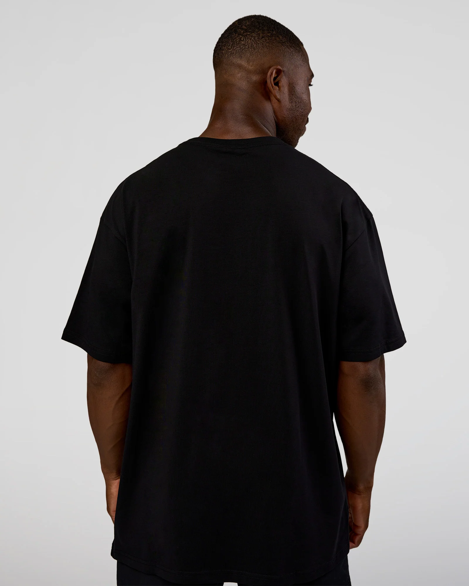 Nothing Is Impossible FLXCotton Oversized Tee - Black-Flame - Image 7
