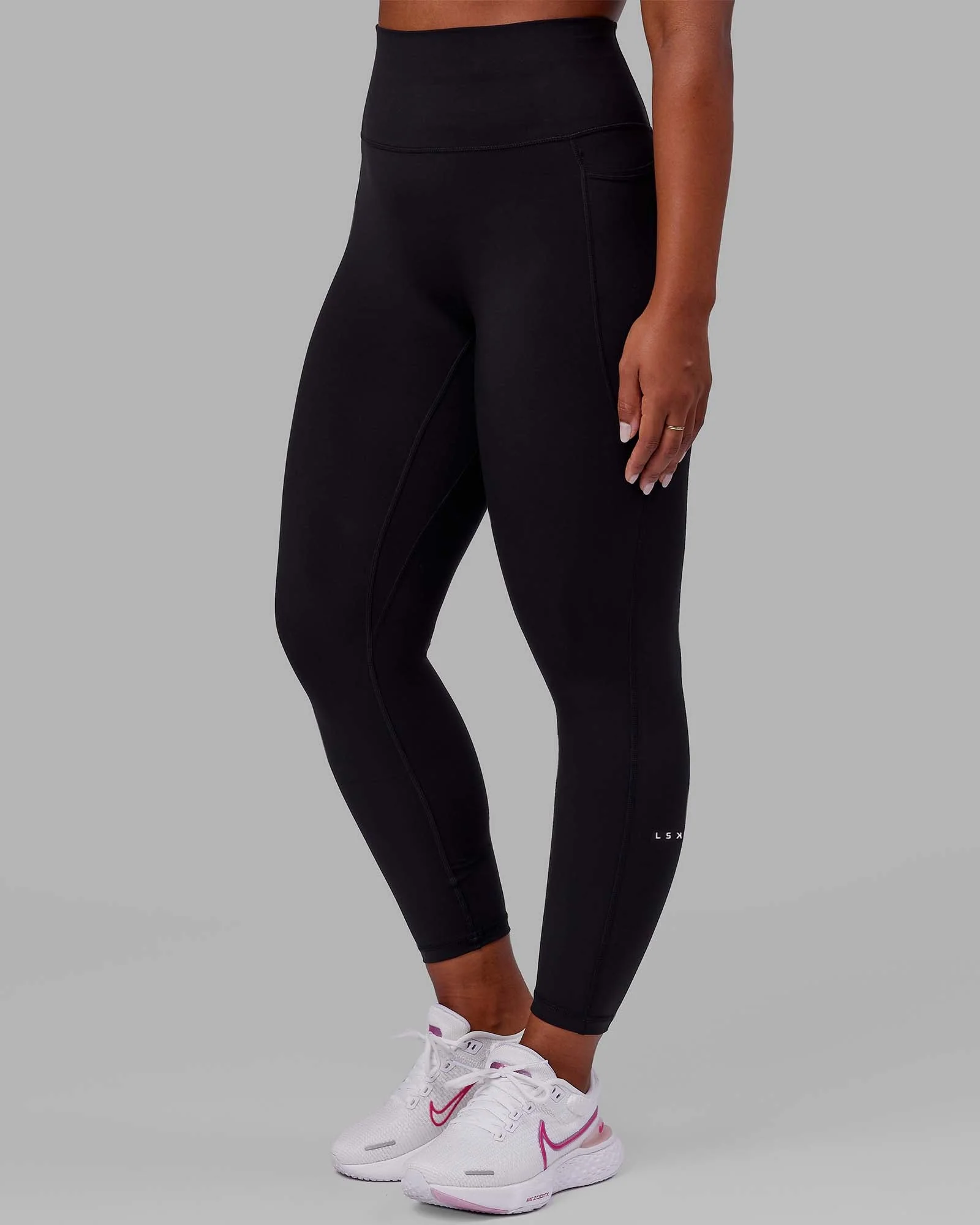 O.G. Fusion Ultra High-Rise Full Length Legging Pockets - Black - Image 6