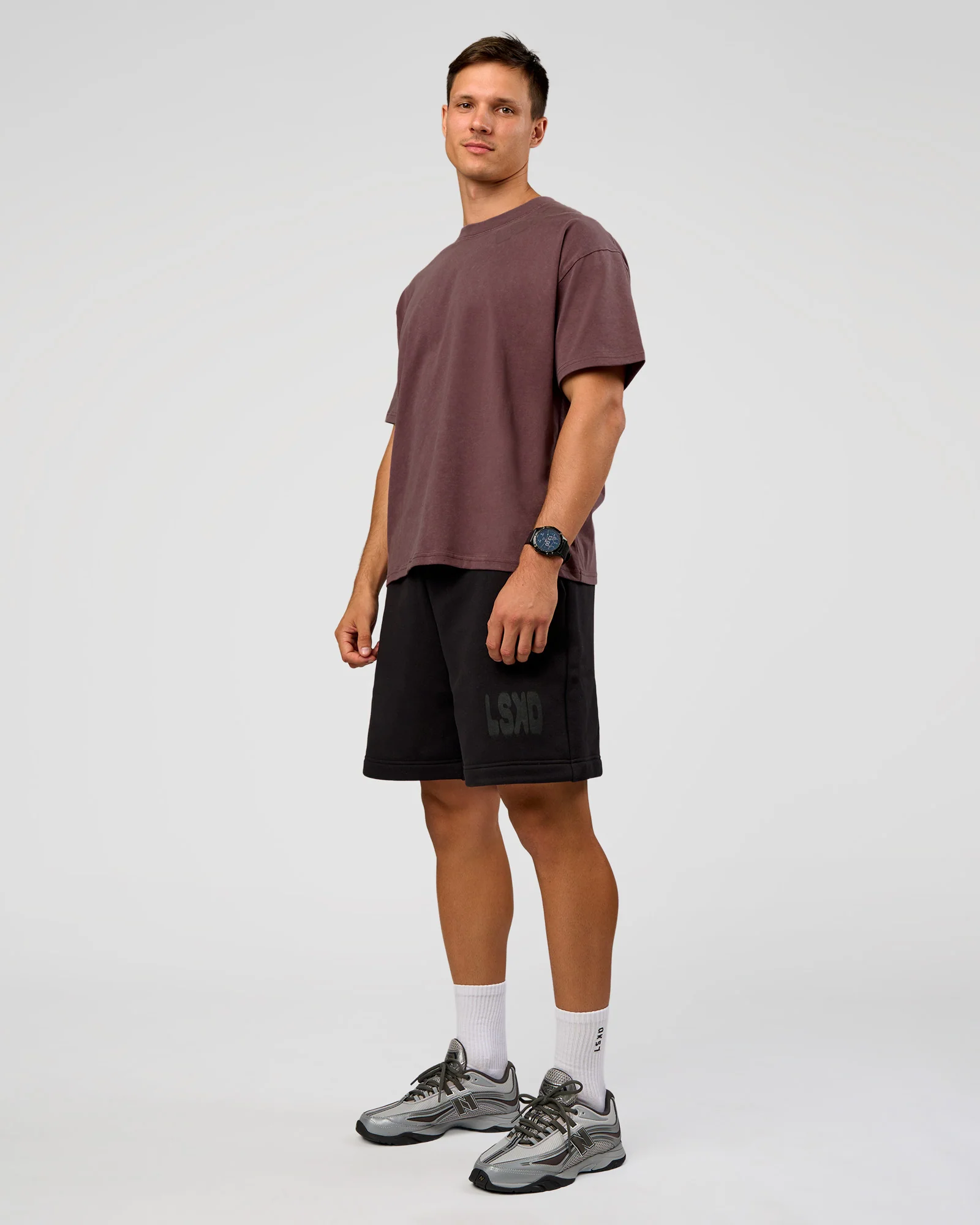 Offset Heavyweight Unisex Oversized Tee - Cocoa Powder-Cocoa Powder - Image 10