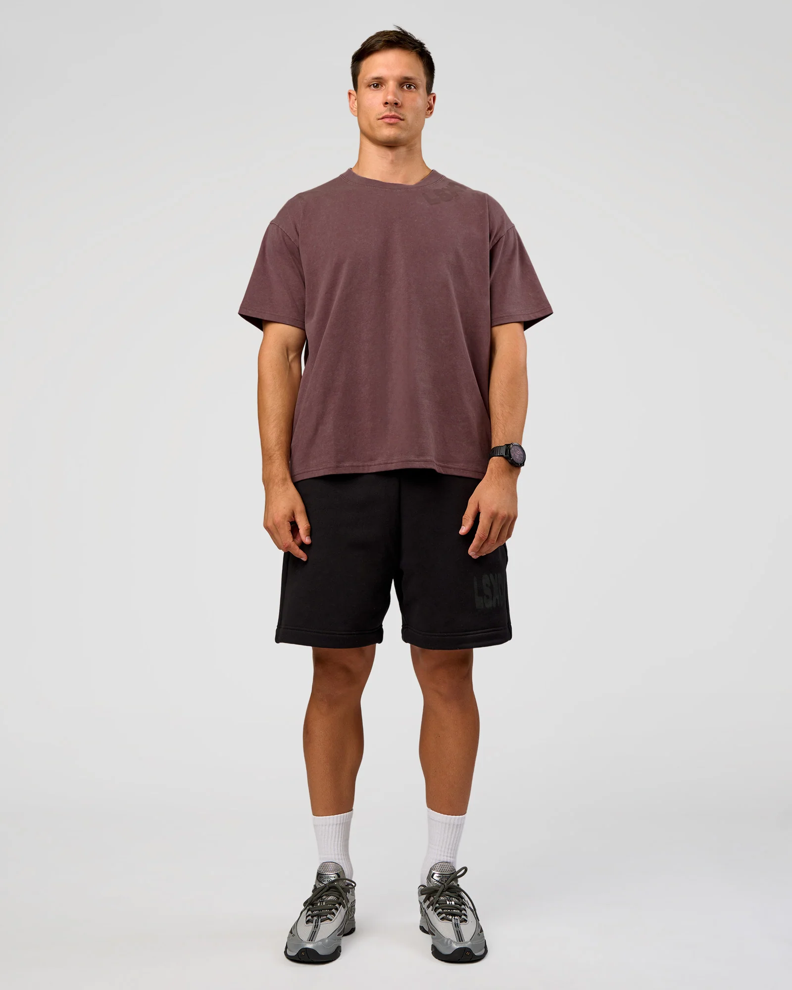 Offset Heavyweight Unisex Oversized Tee - Cocoa Powder-Cocoa Powder - Image 5
