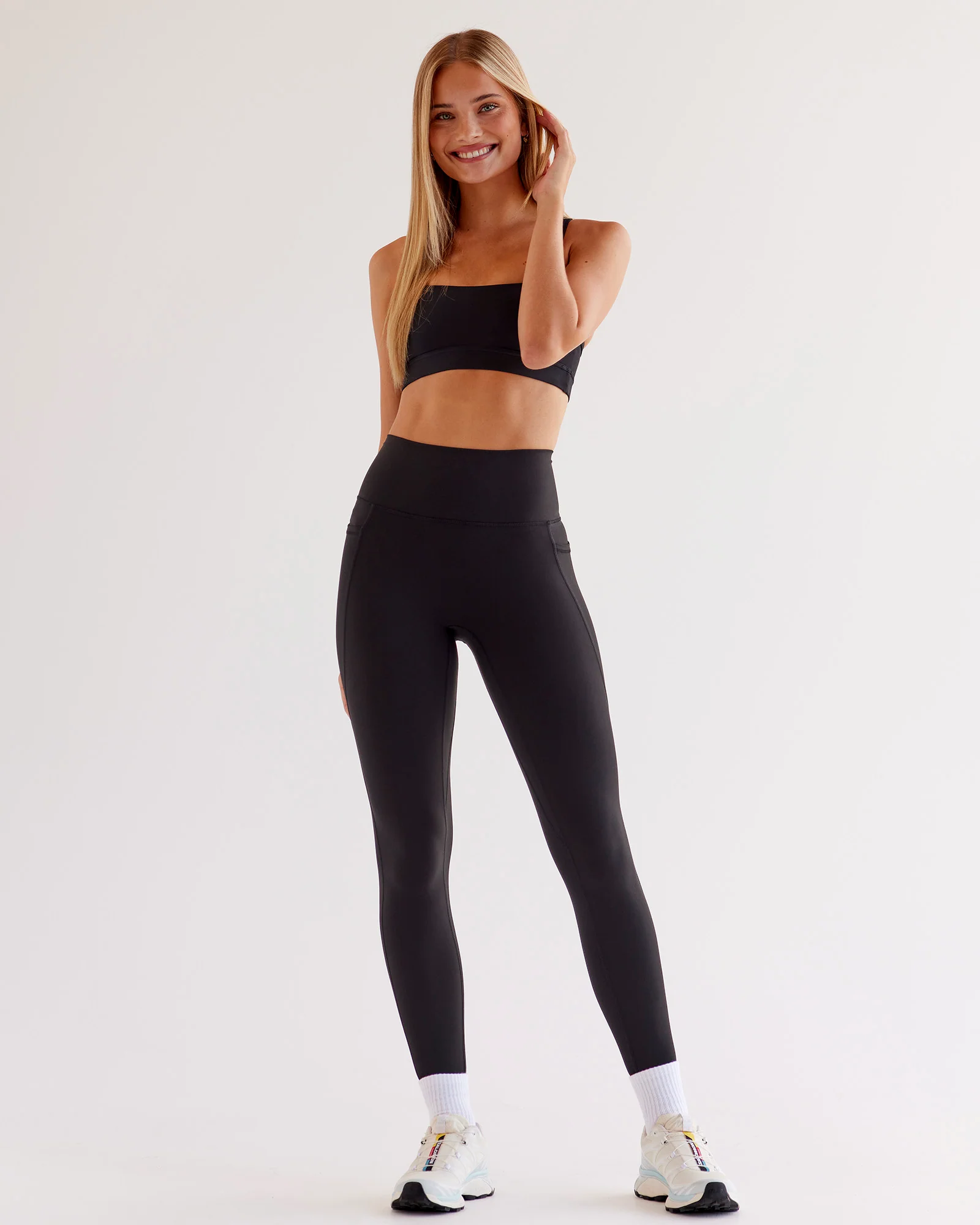 O.G. Fusion Ultra High-Rise Full Length Legging Pockets - Black - Image 9