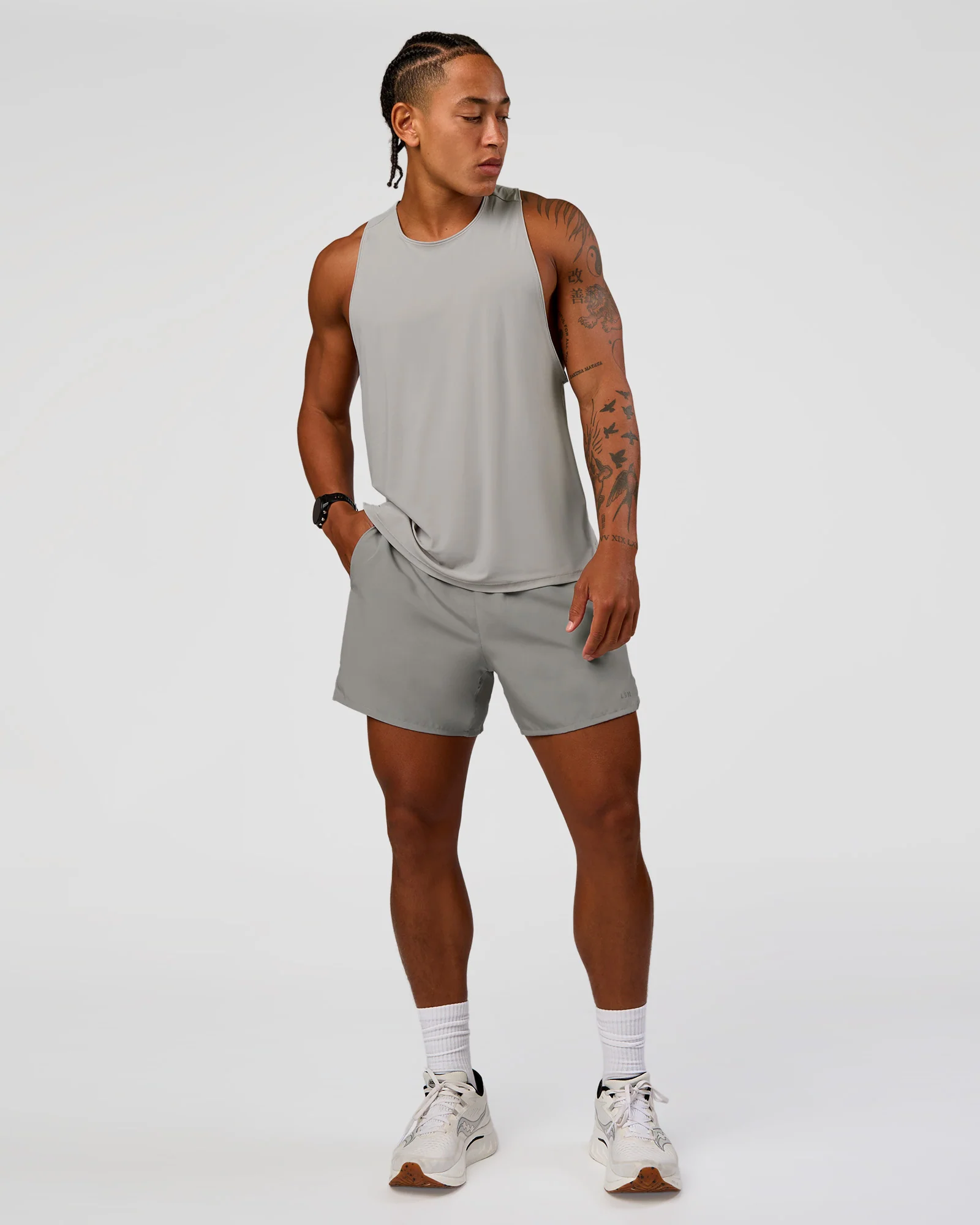 Pace 5" Lined Running Short - Alloy - Image 3