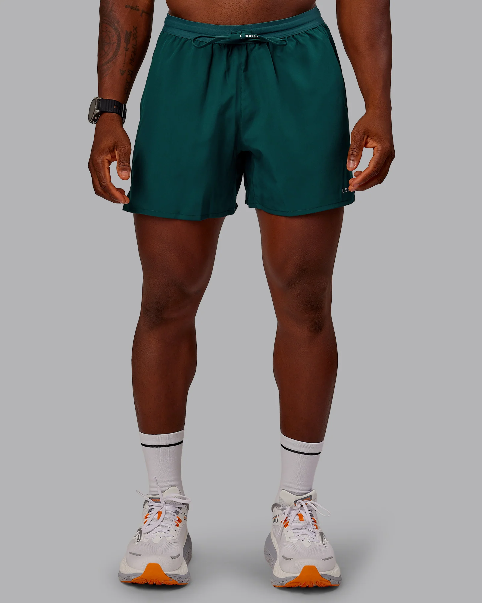 Pace 5" Lined Running Short - Dark Moss - Image 2