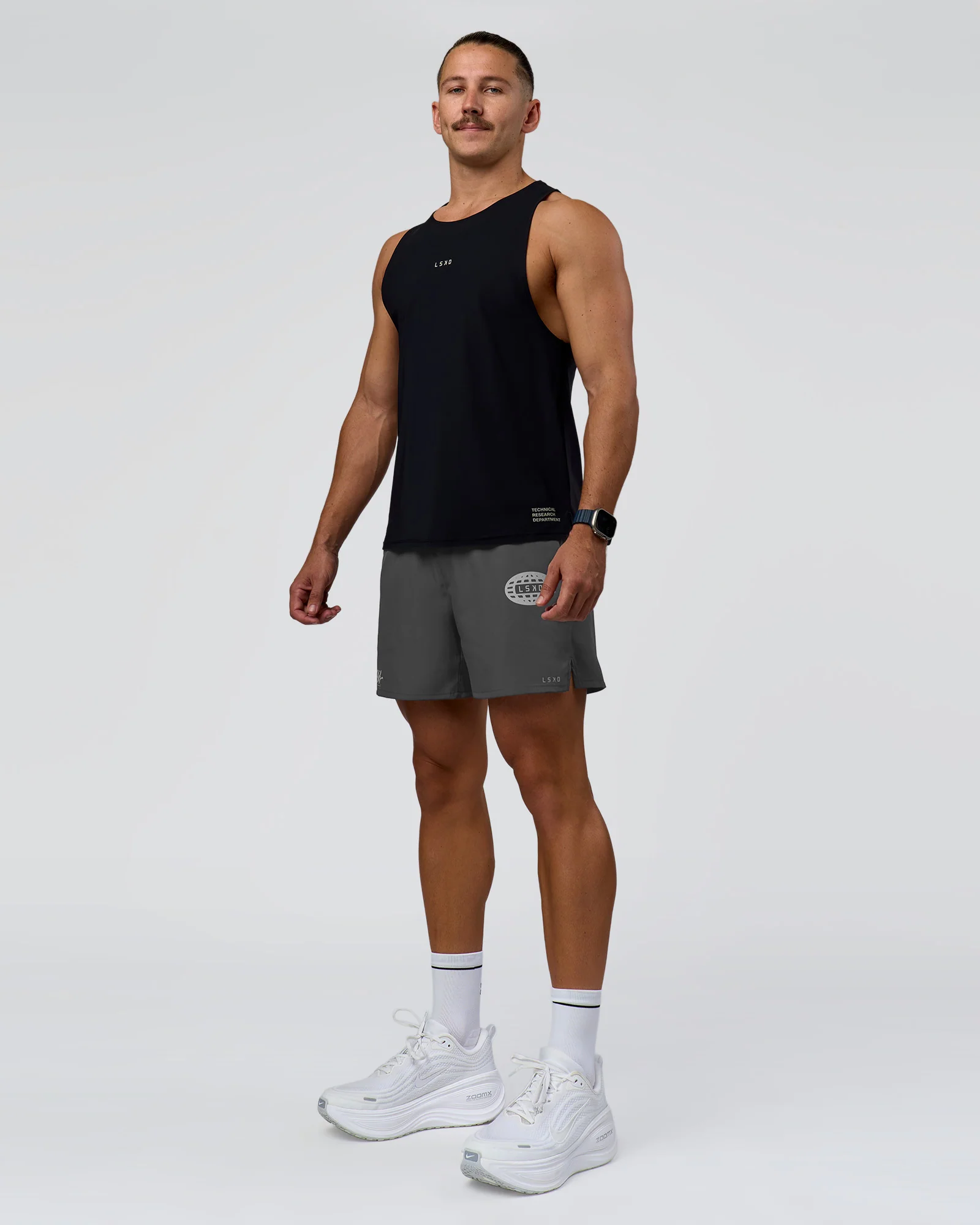 Pace 5" Lined Running Short - Dark Storm-Alloy - Image 10
