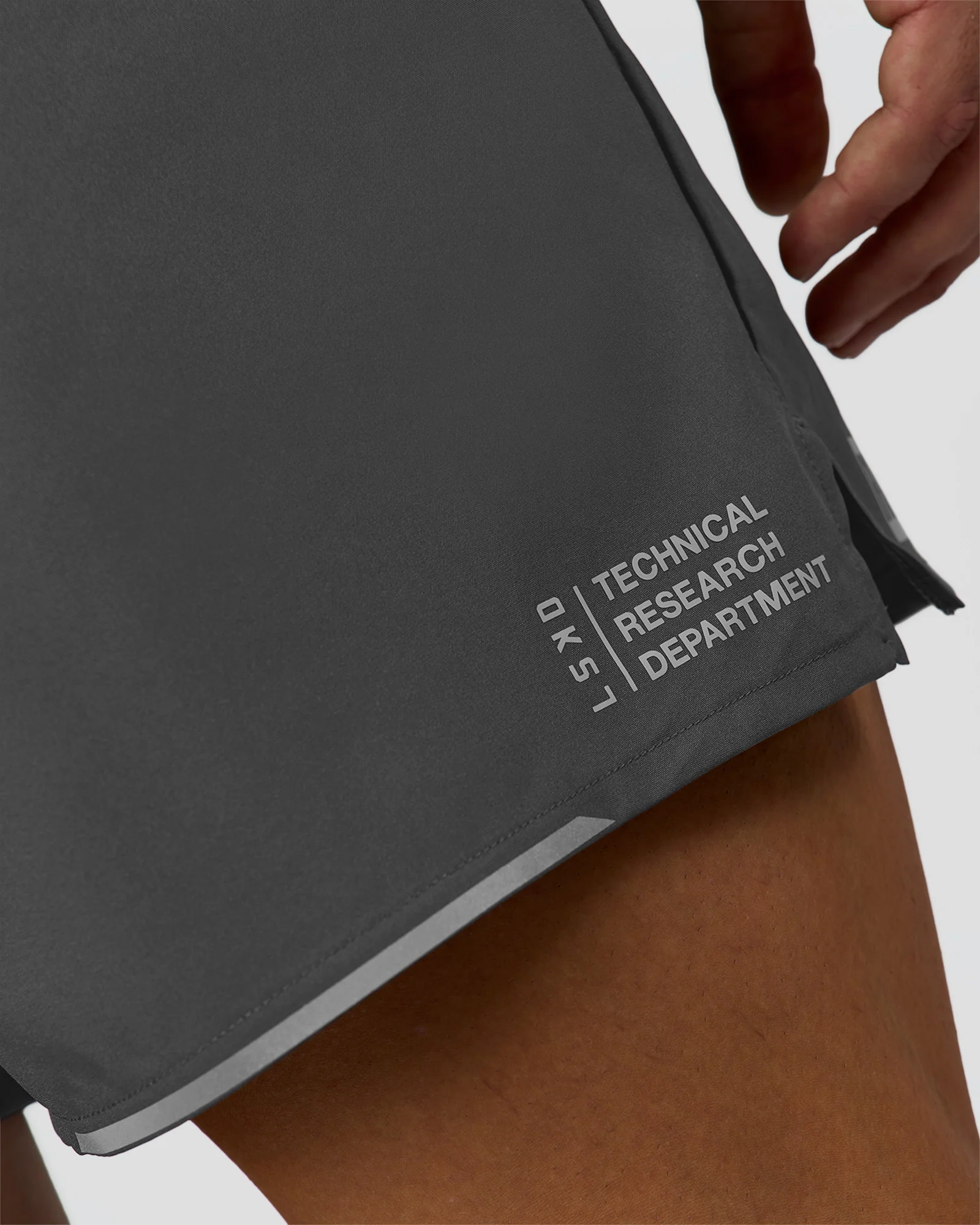 Pace 5" Lined Running Short - Dark Storm-Alloy - Image 3