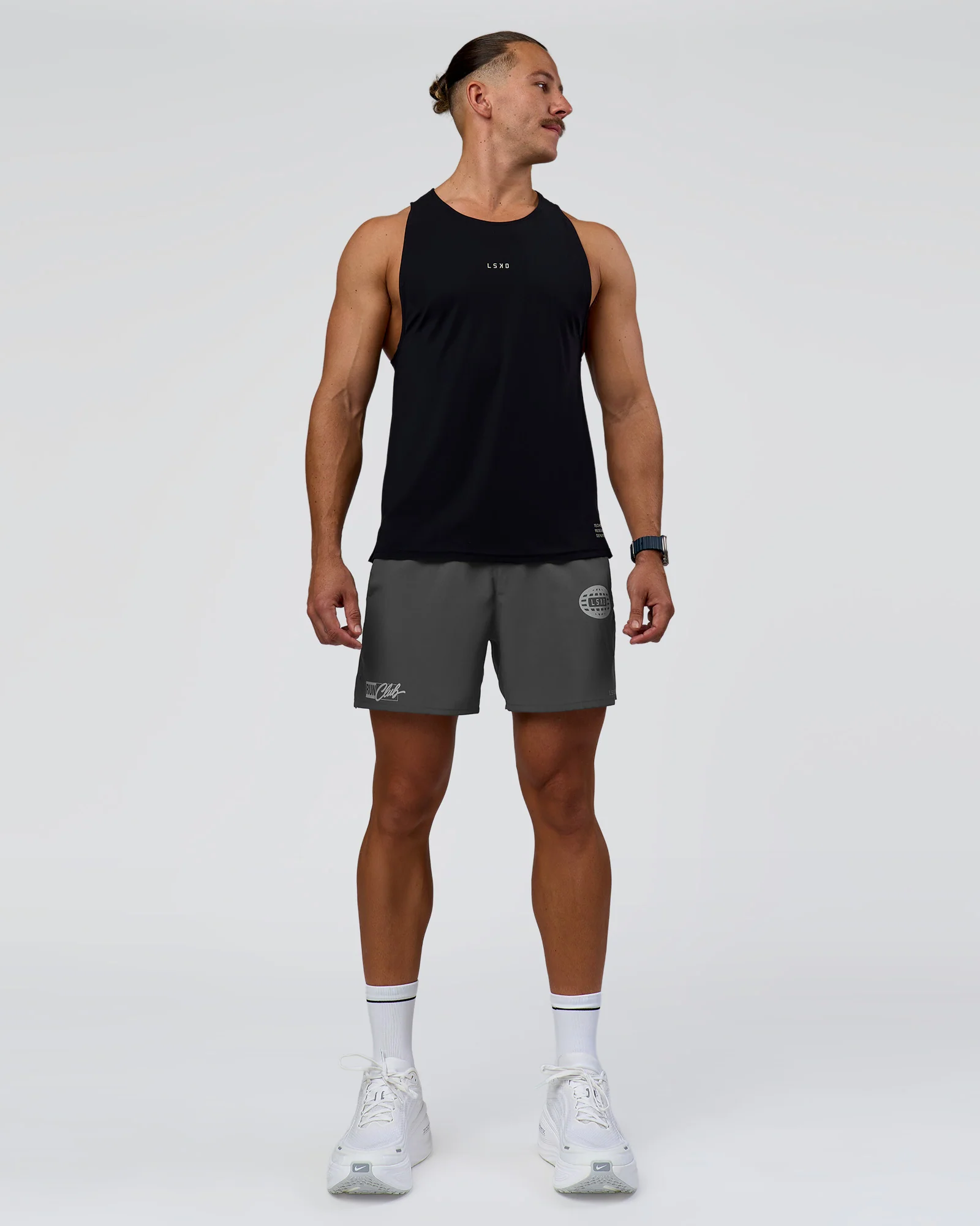 Pace 5" Lined Running Short - Dark Storm-Alloy - Image 8