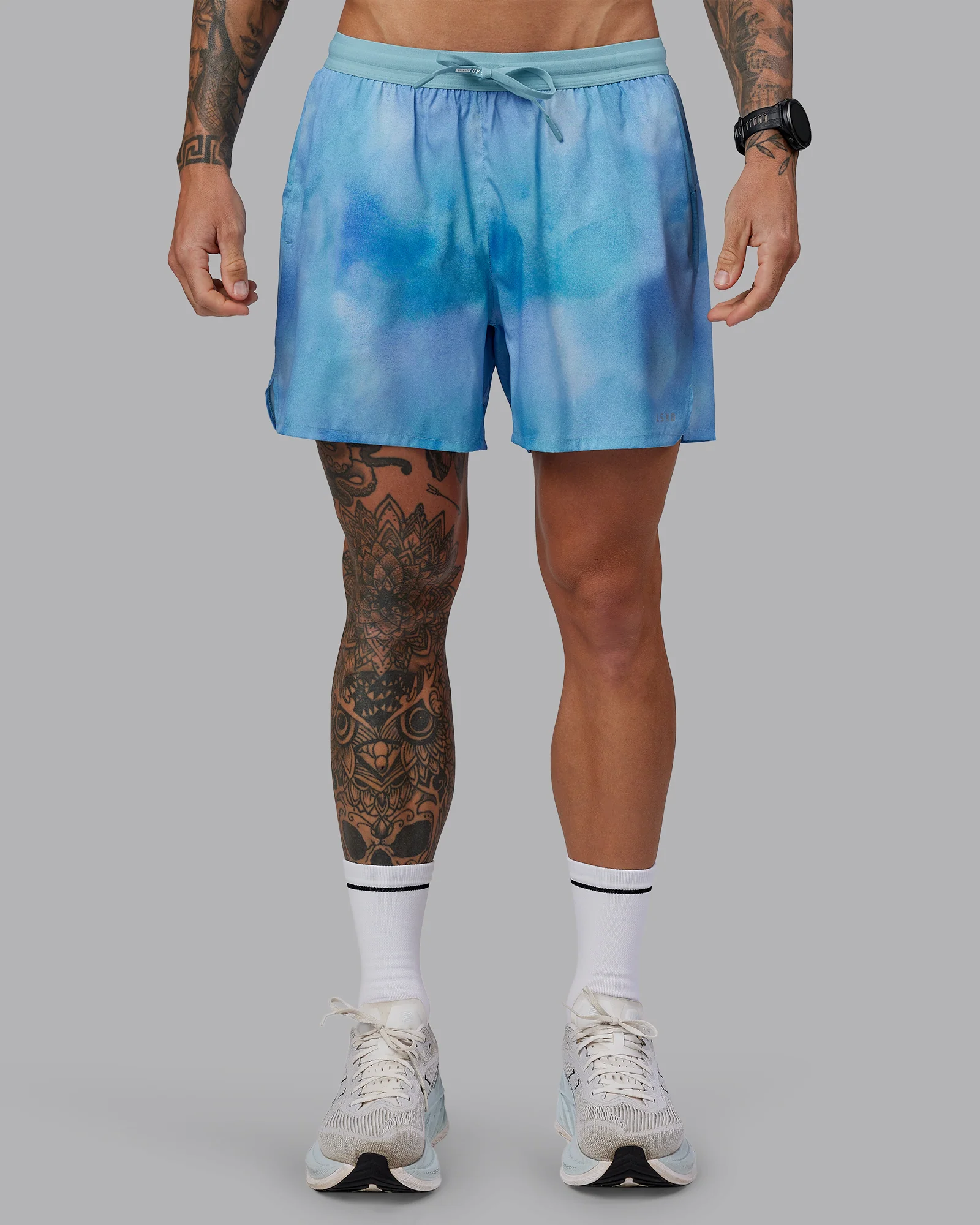 Pace 5" Lined Running Short - Storm Cloud - Image 2
