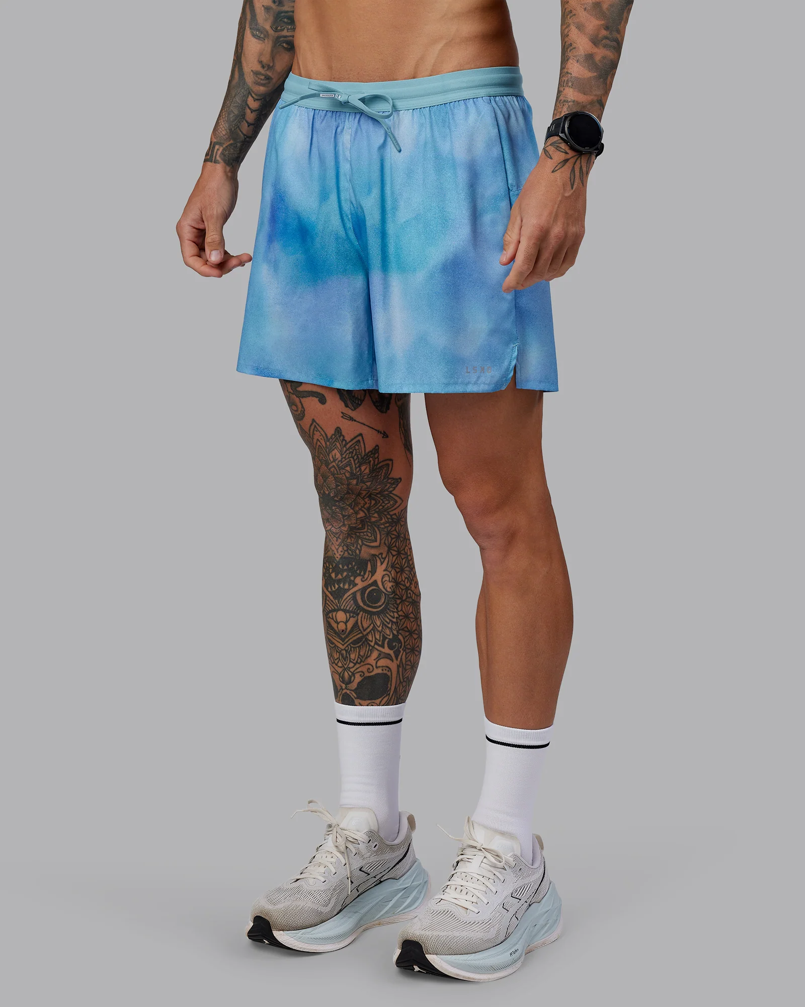 Pace 5" Lined Running Short - Storm Cloud - Image 8