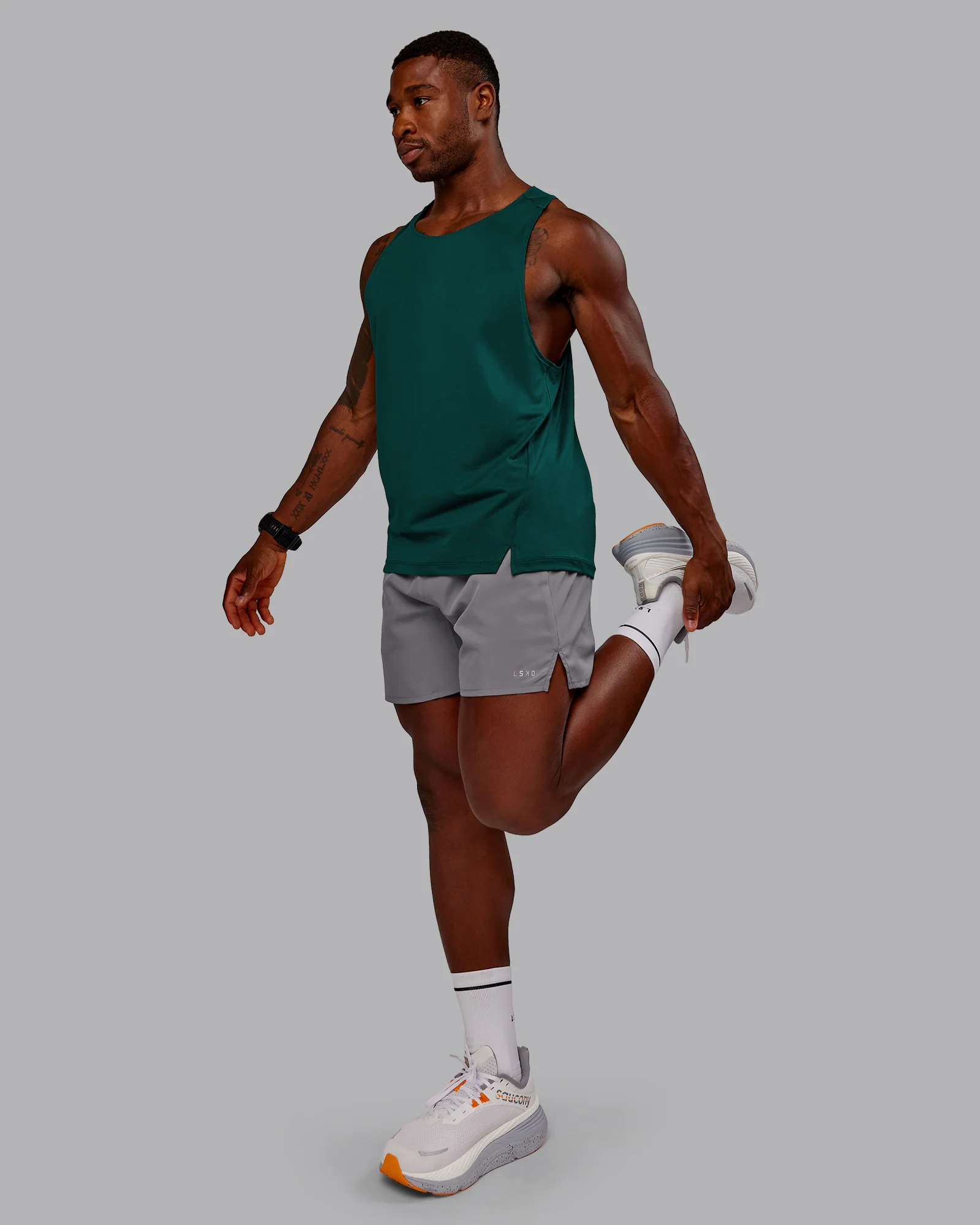 Pace Lined Performance Short  5" - Storm Front - Image 2