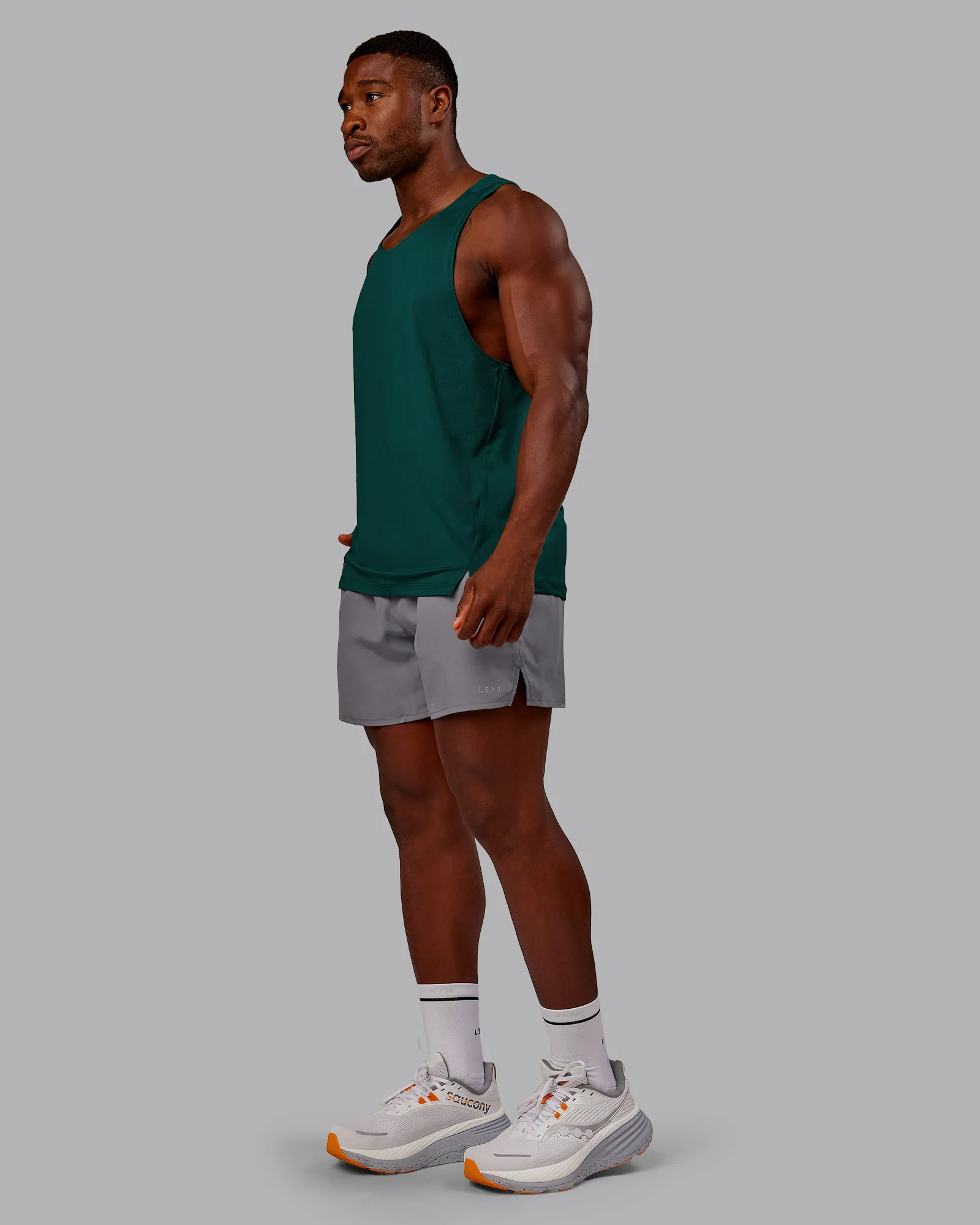 Pace Lined Performance Short  5" - Storm Front - Image 7