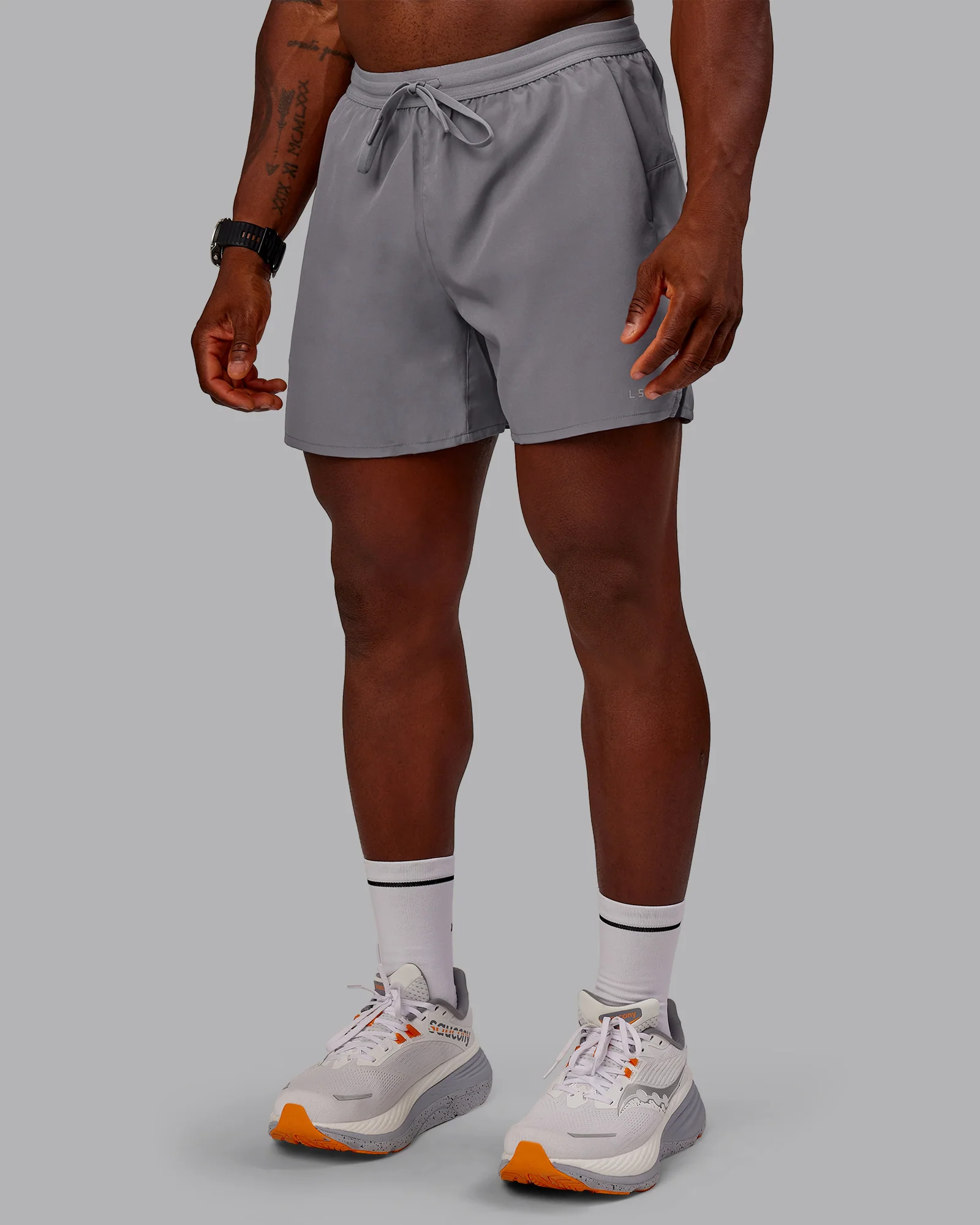 Pace Lined Performance Short  5" - Storm Front - Image 9