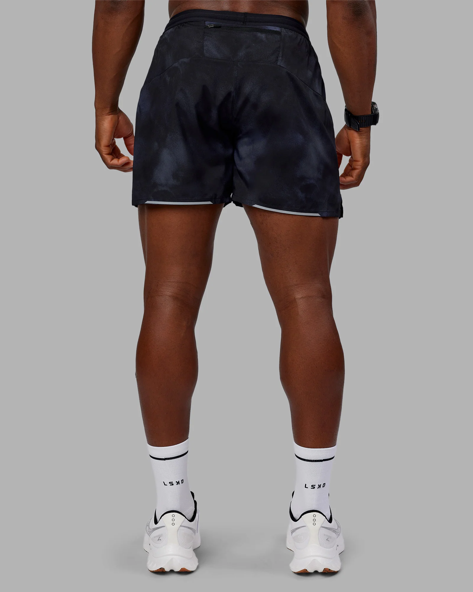 Pace 5" Lined Running Short - Washed Black - Image 4