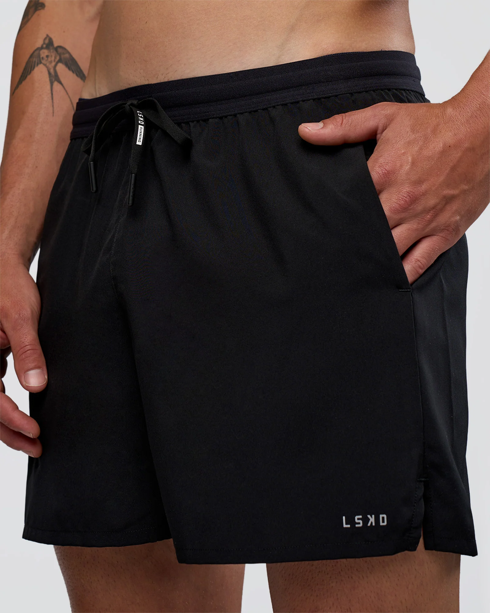 Pace 5" Running Short - Black - Image 2