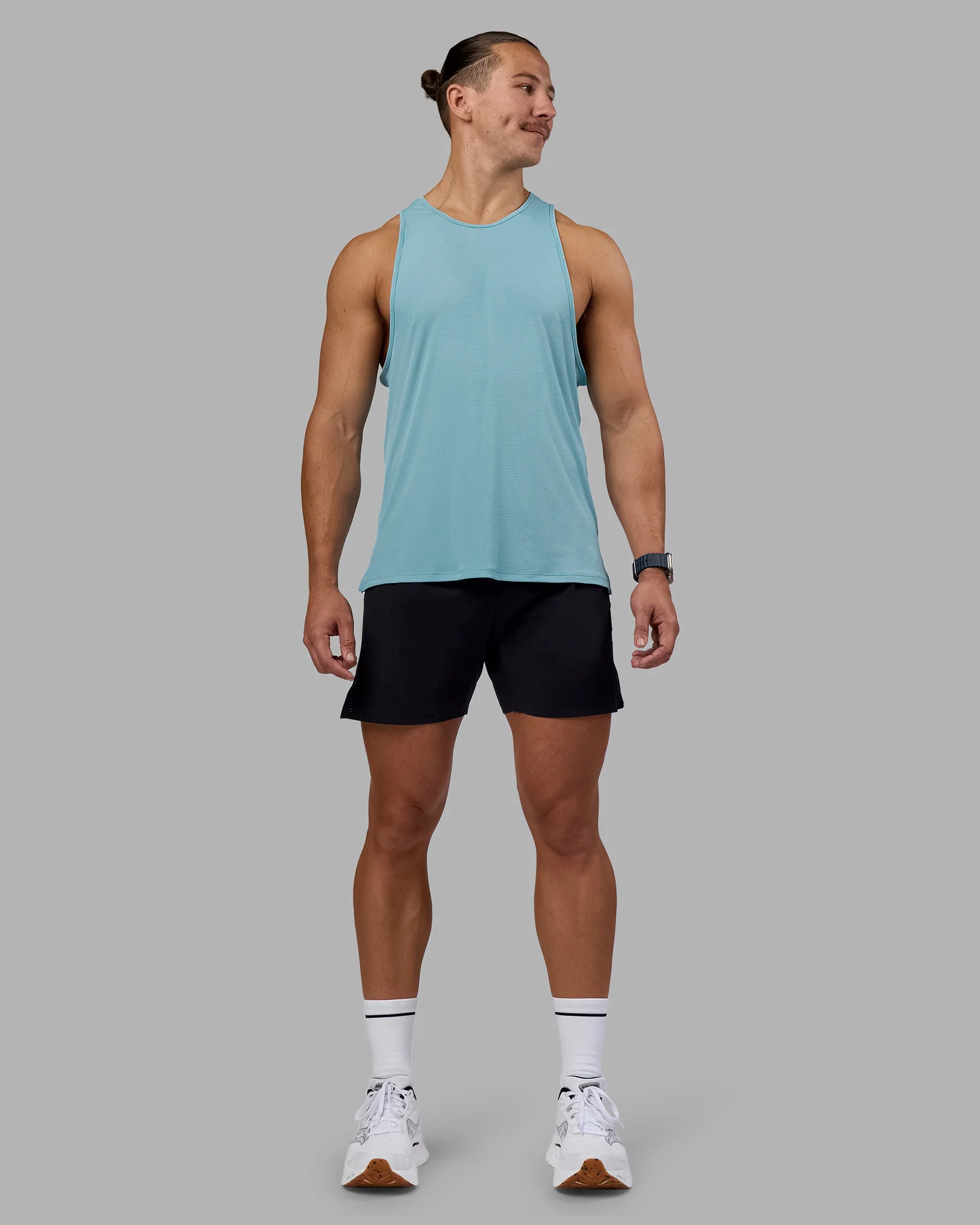 Pace Running Tank - Retro Blue - Image 5