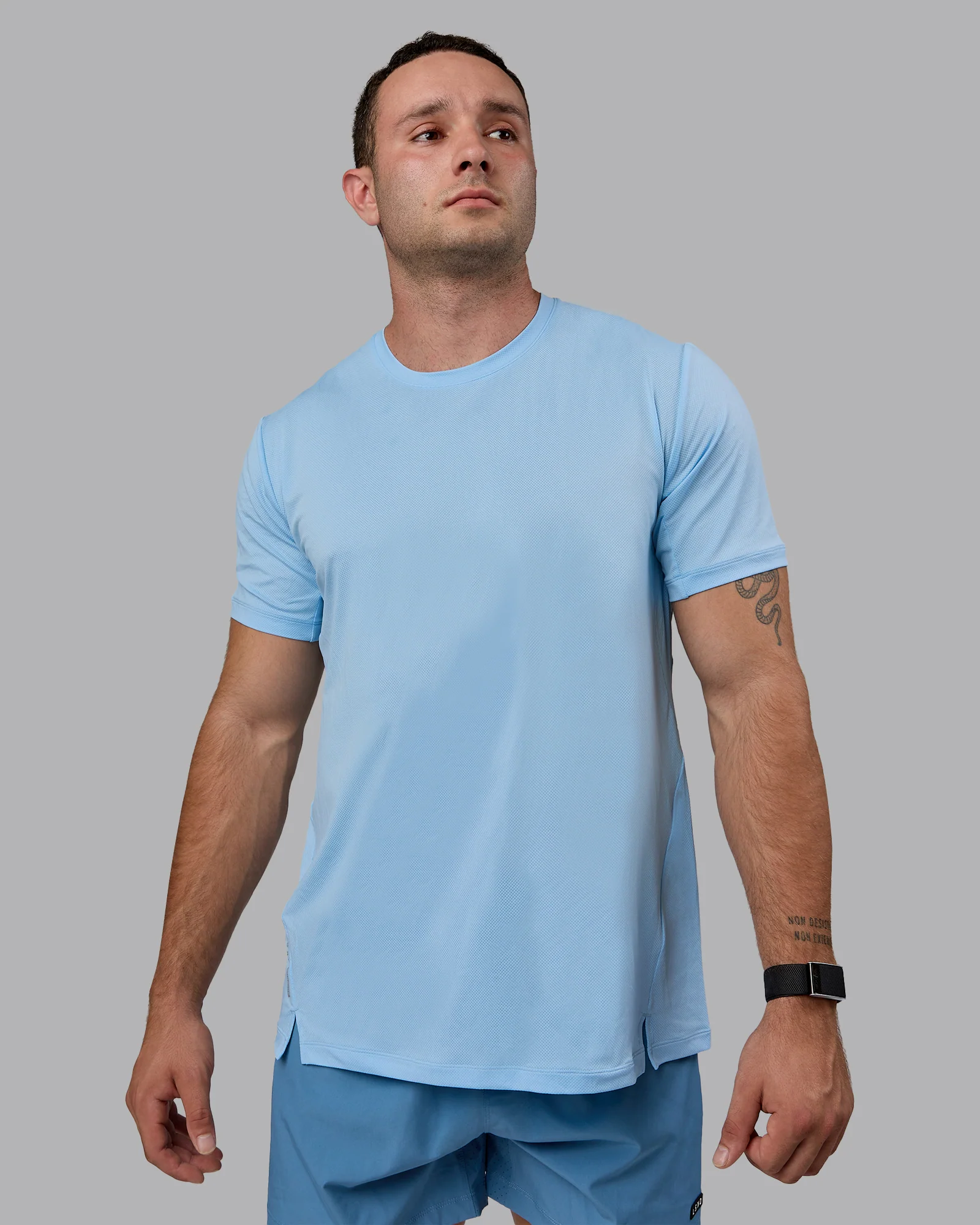 Pace Running Tee - Glacial Blue - Image 2