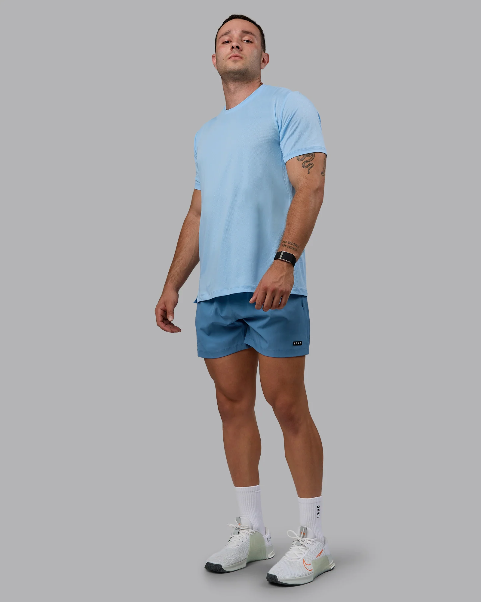 Pace Running Tee - Glacial Blue - Image 3
