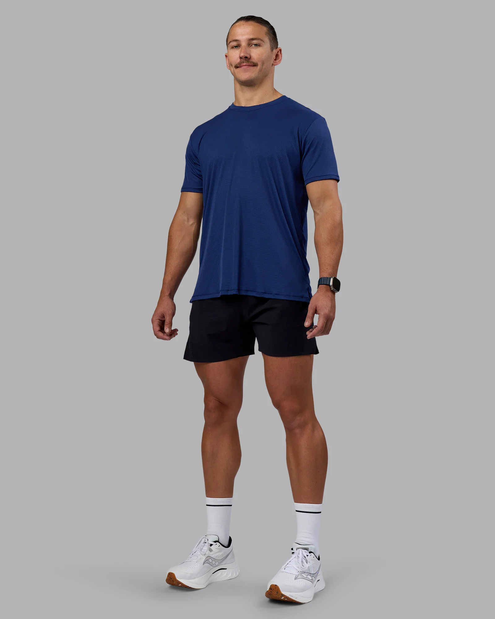 Pace Running Tee - Midnight Blue - Image 2