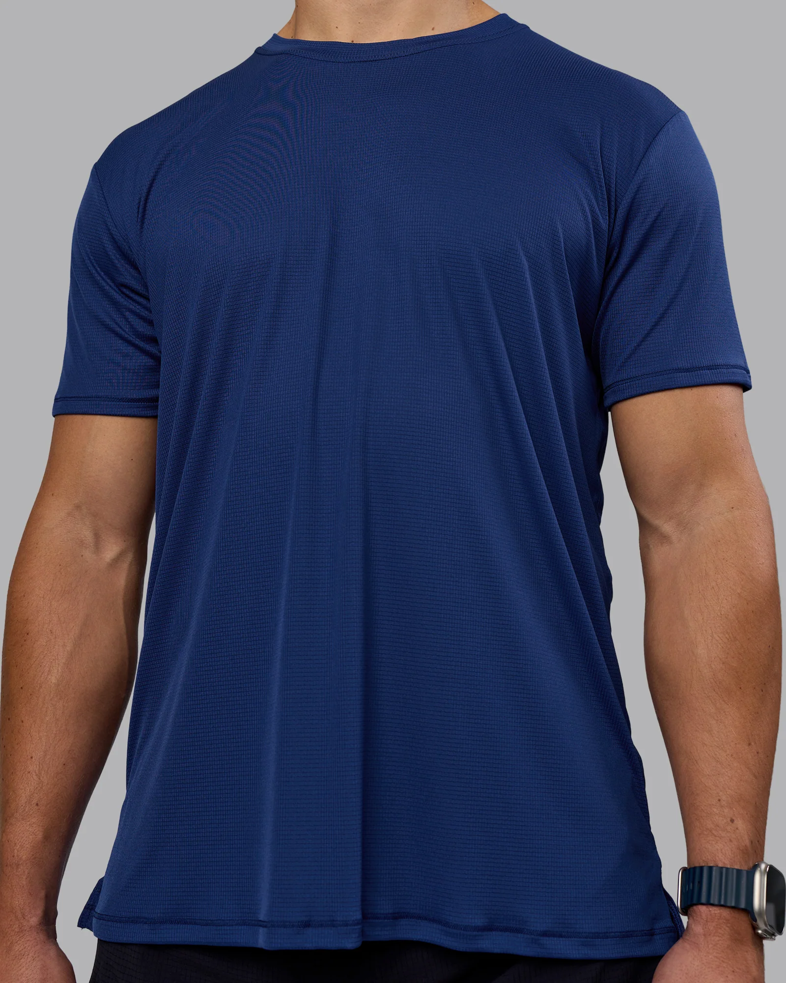 Pace Running Tee - Midnight Blue - Image 5
