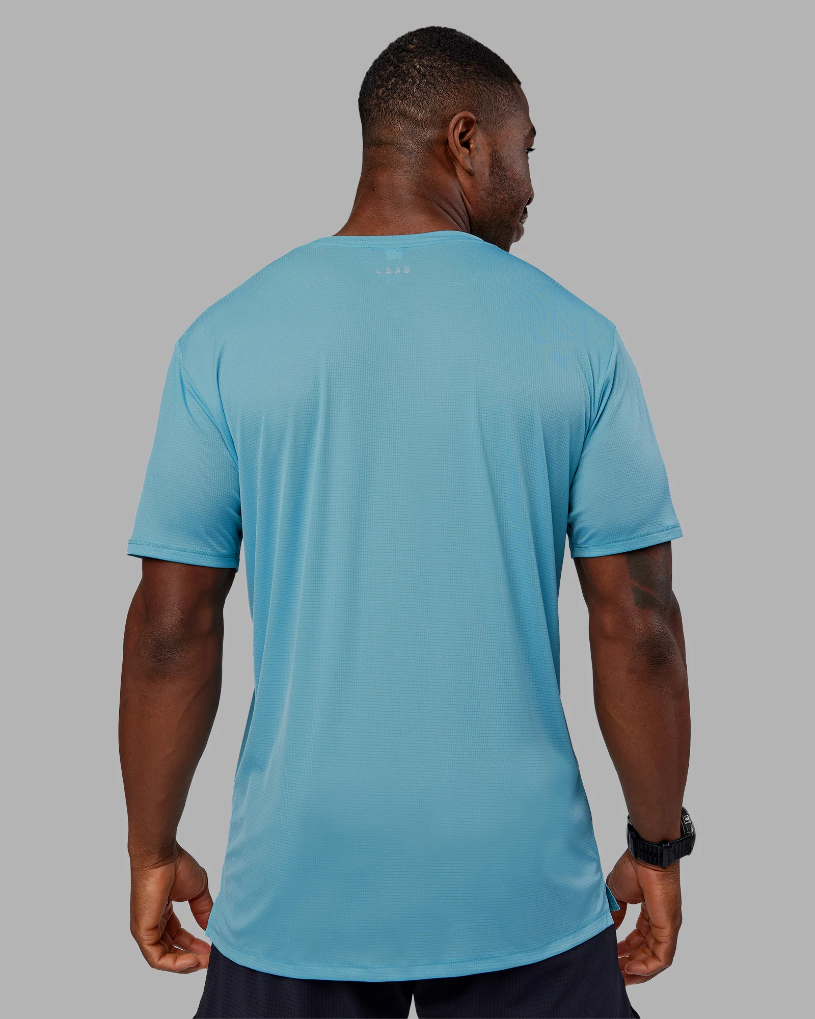 Pace Running Tee - Retro Blue - Image 4