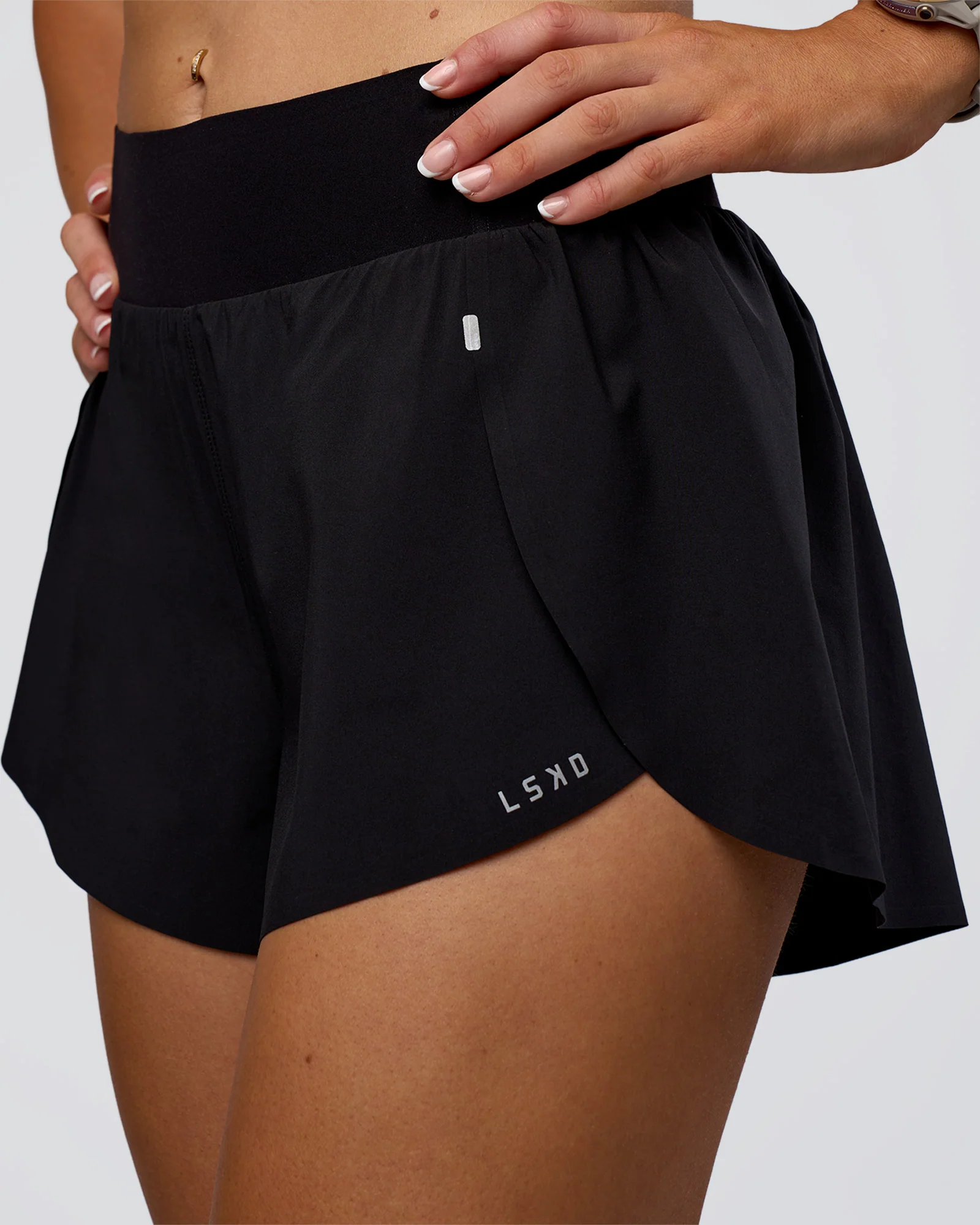 Pacer 3" Run Short - Black - Image 7